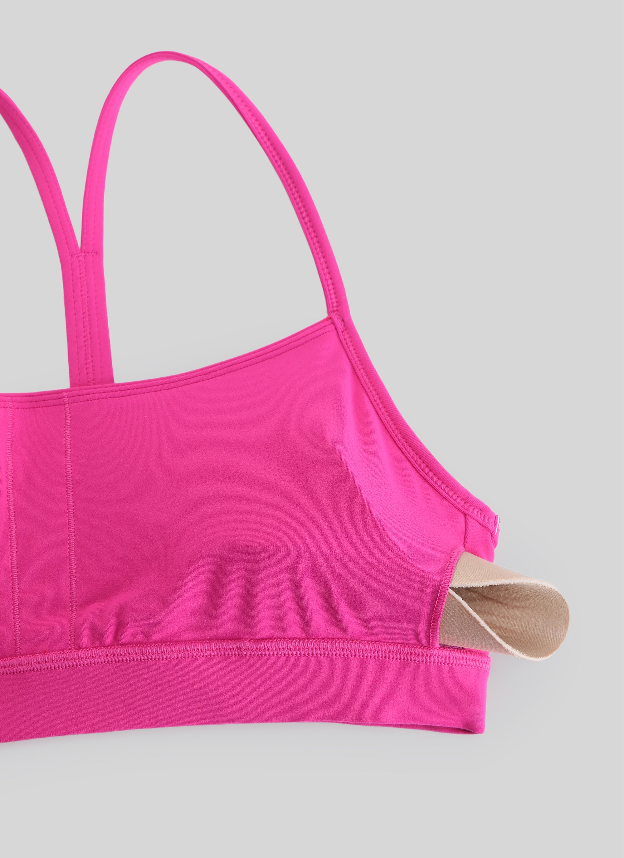 Sport Bra Yoga Penopang Ringan Butterluxe Punggung Model Y Wanita CRZ YOGA Hibiscus Purple