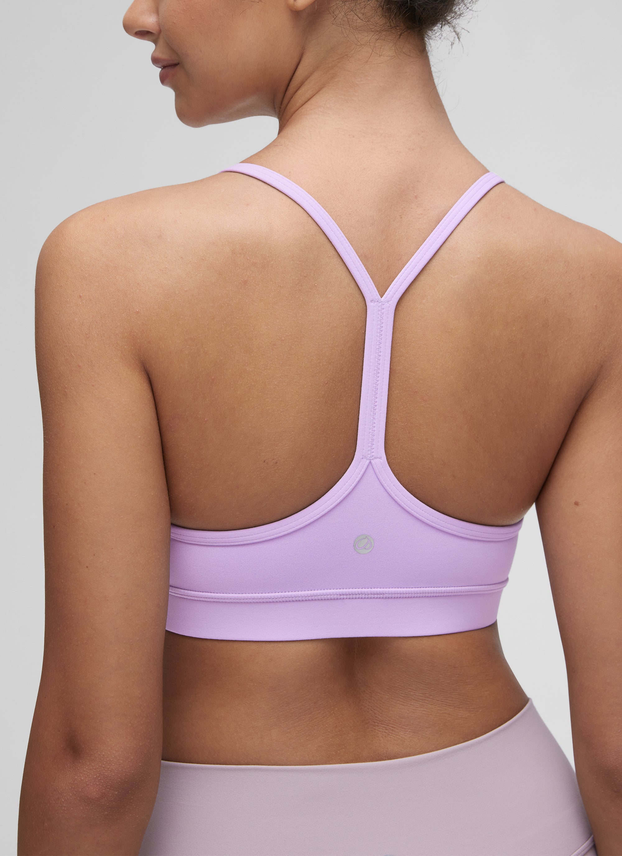 Sport Bra Yoga Penopang Ringan Butterluxe Punggung Model Y Wanita CRZ YOGA Elfin Purple