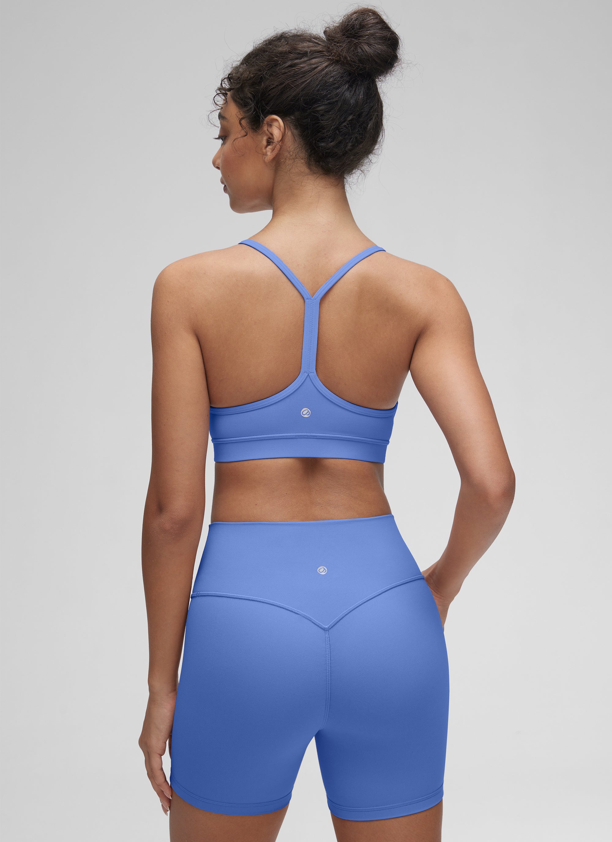 Sport Bra Yoga Penopang Ringan Butterluxe Punggung Model Y Wanita CRZ YOGA Wild Indigo
