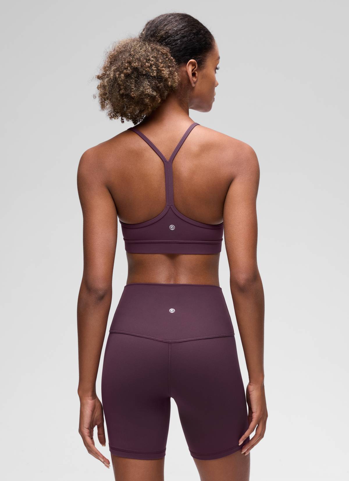 Sport Bra Yoga Penopang Ringan Butterluxe Punggung Model Y Wanita CRZ YOGA Grape Thistle Purple