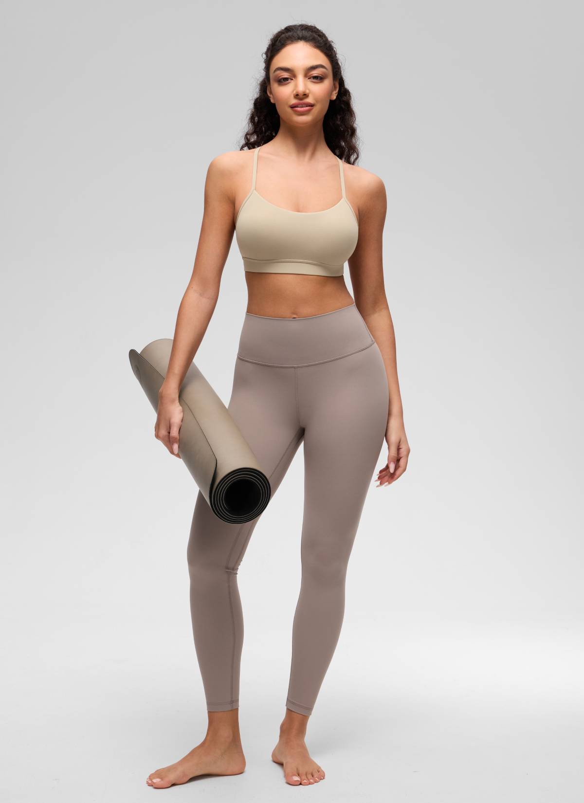 Sport Bra Yoga Penopang Ringan Butterluxe Punggung Model Y Wanita CRZ YOGA Oak