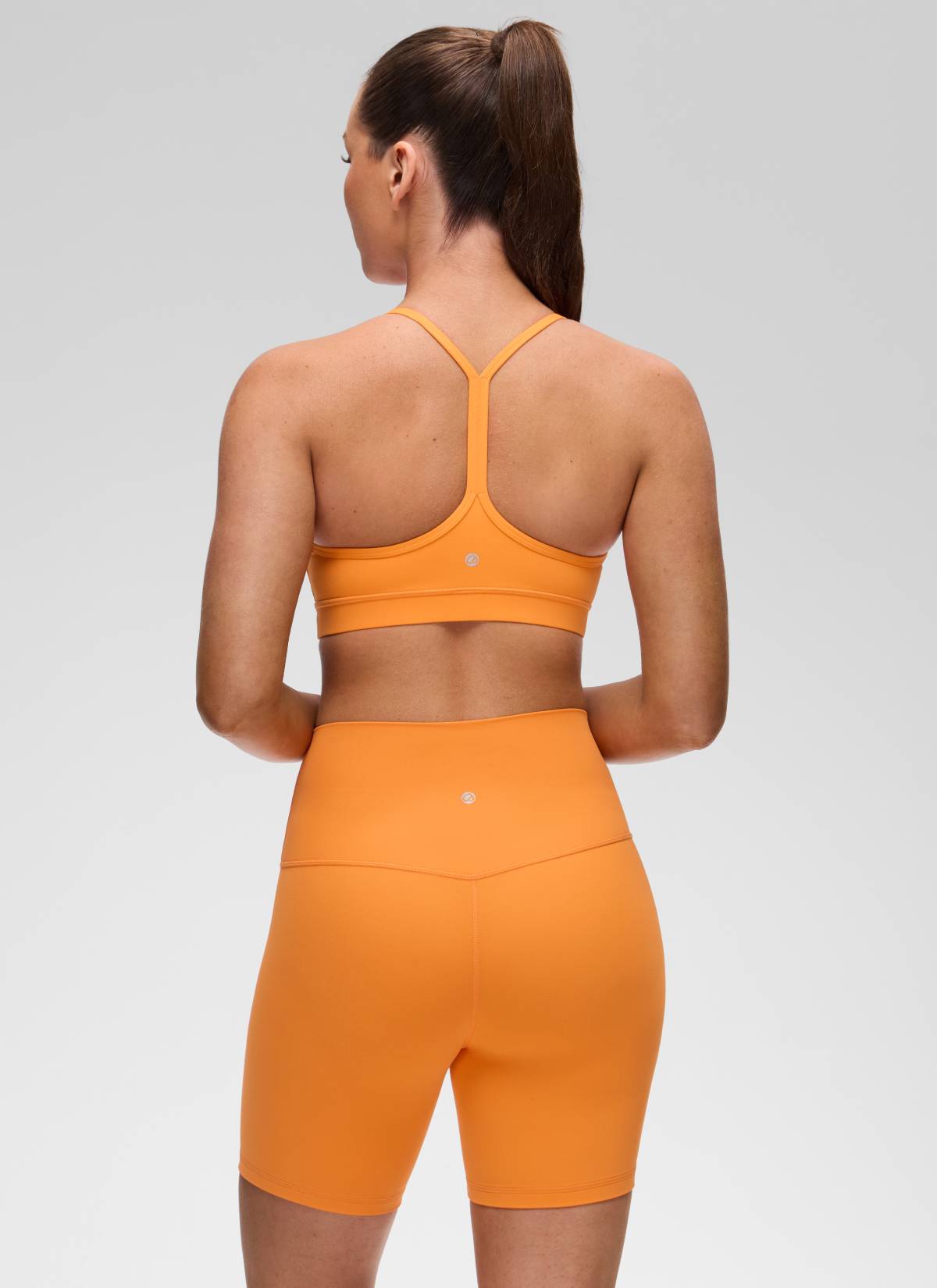 Sport Bra Yoga Penopang Ringan Butterluxe Punggung Model Y Wanita CRZ YOGA Tiger Orange