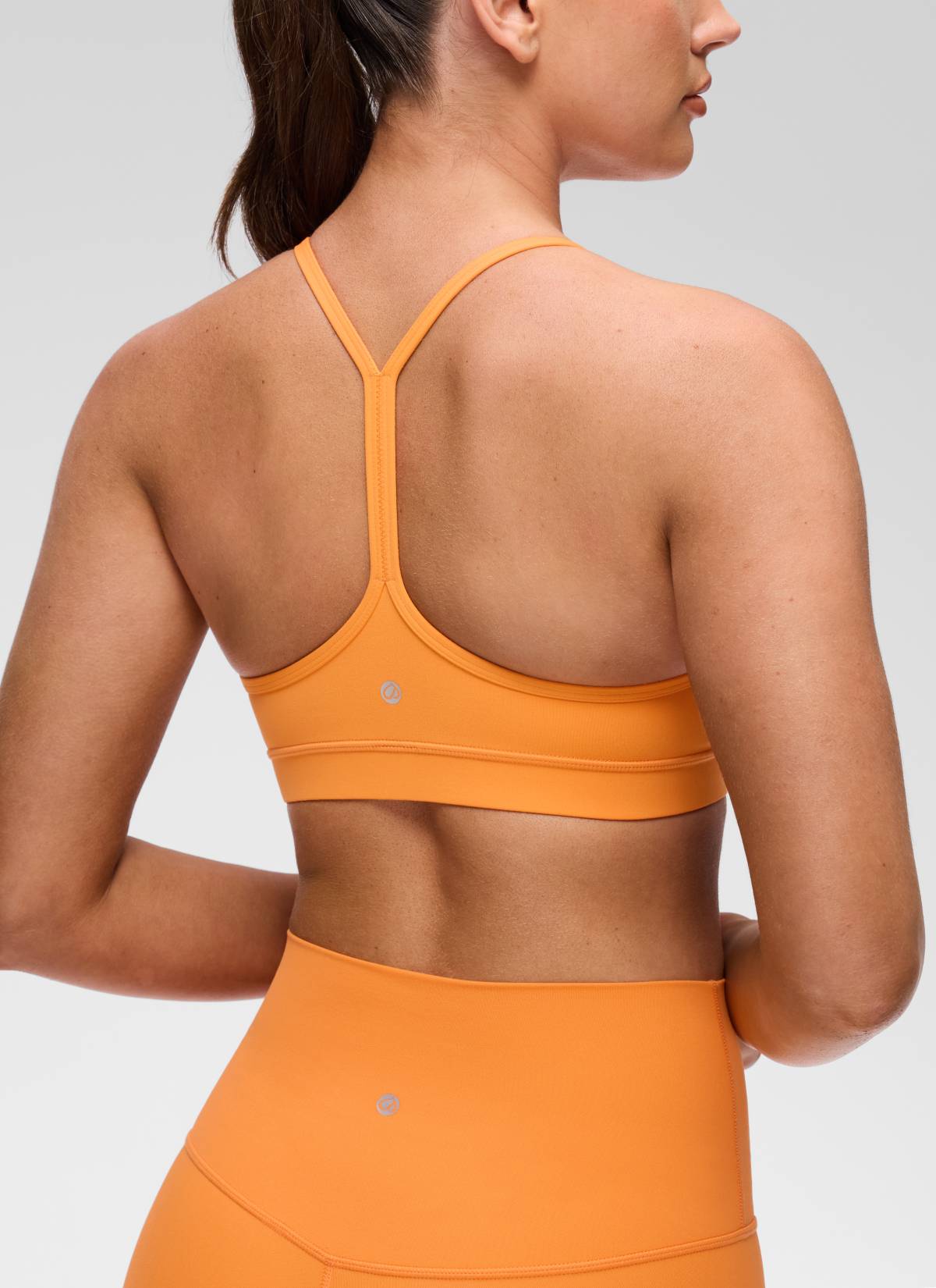 Sport Bra Yoga Penopang Ringan Butterluxe Punggung Model Y Wanita CRZ YOGA Tiger Orange
