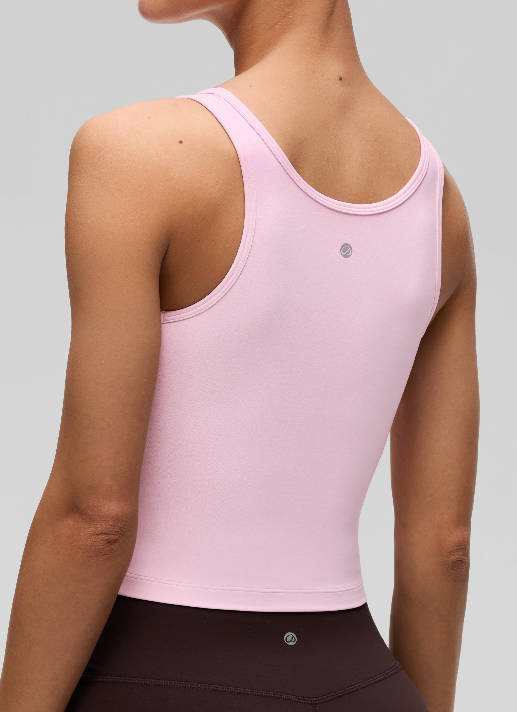 CRZ YOGA Atasan Tank Top Yoga Wanita dengan Potongan Ketat dan Punggung Balap ( Butterluxe ) Warna Pink Peony