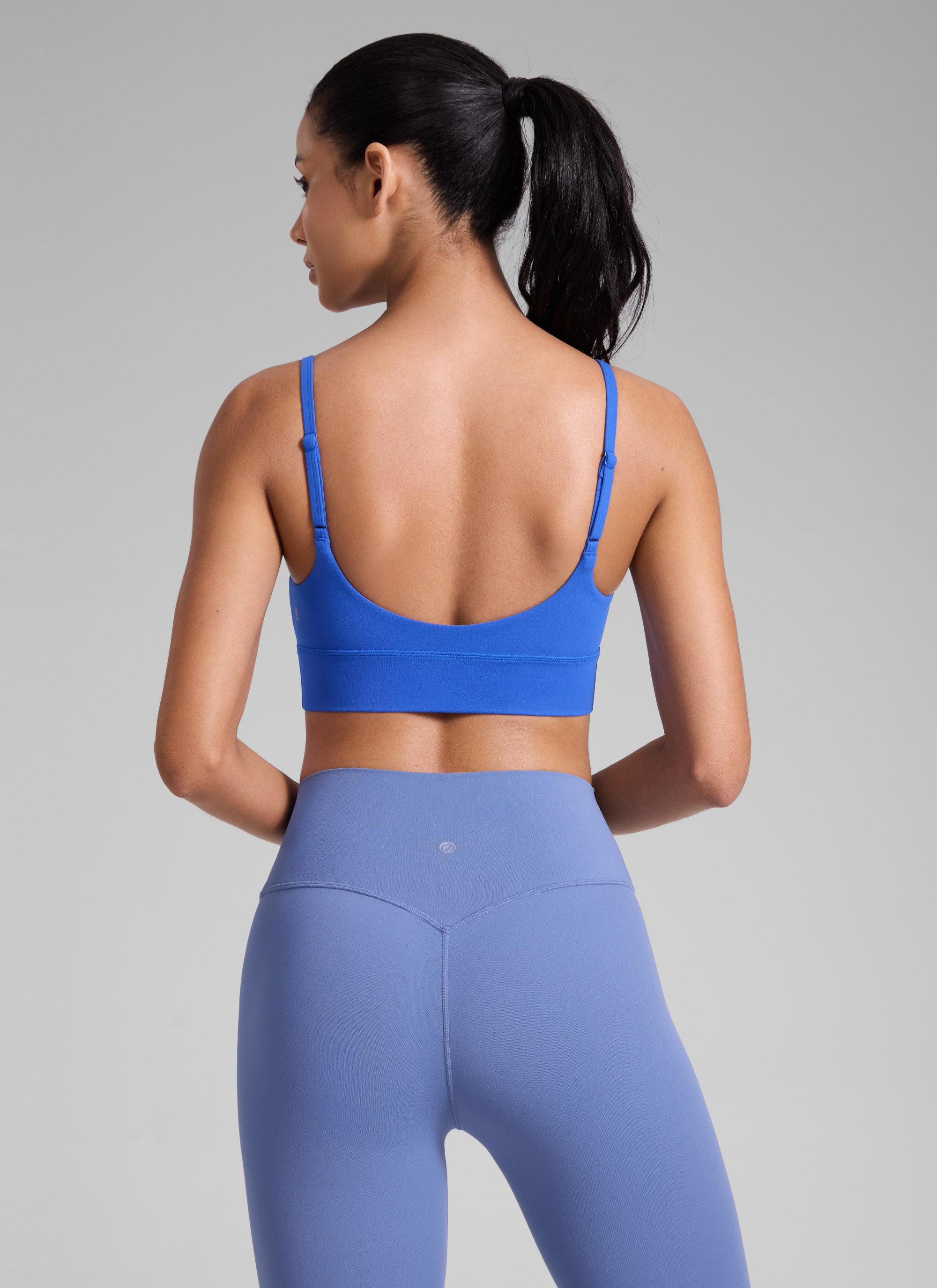 CRZ YOGA Bra Olahraga Wanita dengan Bra Terintegrasi Model Longline " Butterlift " Warna Royal