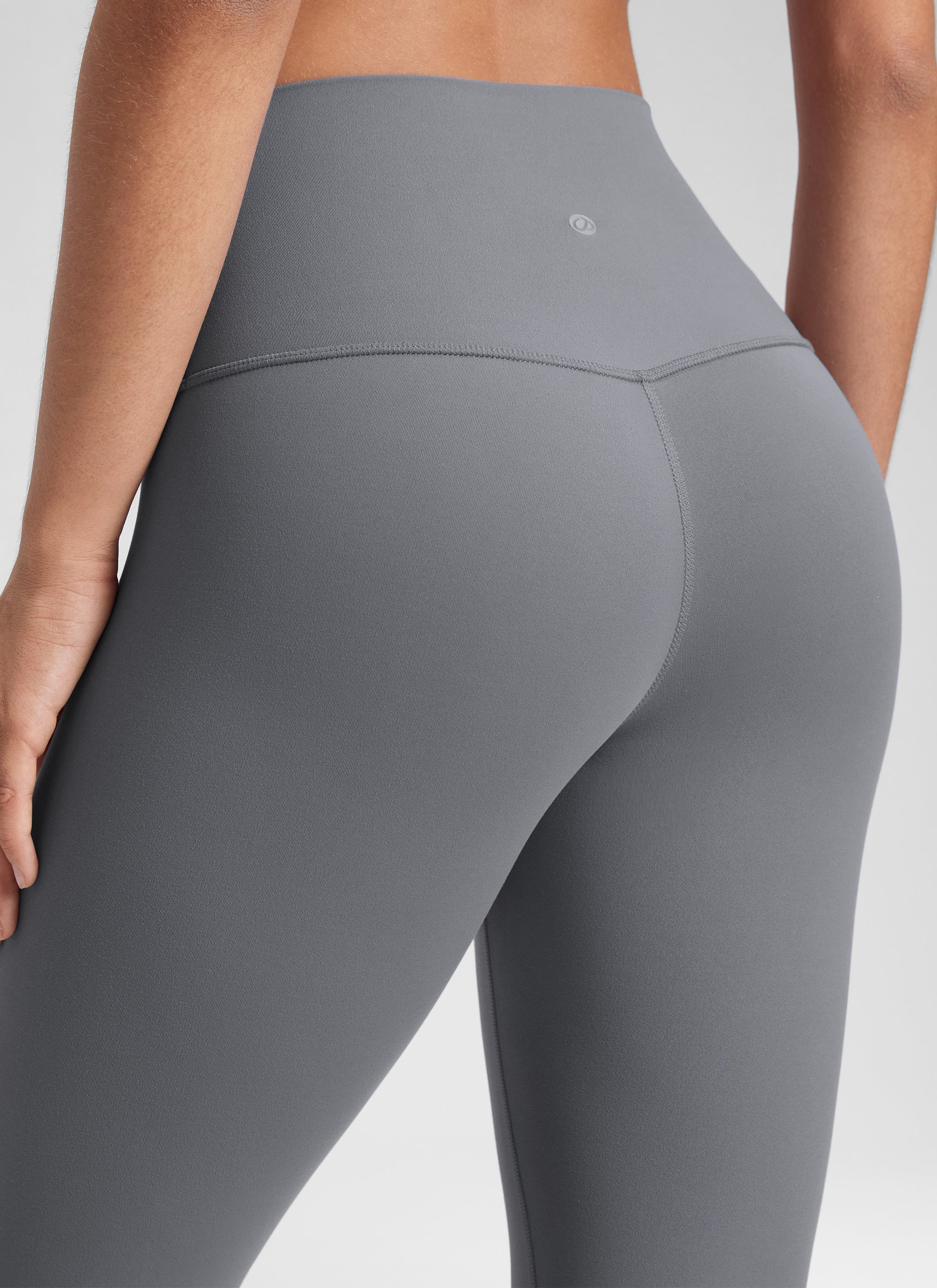 CRZ YOGA Legging Yoga Wanita Model Lounge High Rise dengan Desain " Butterluxe " 25'' Warna Solar Grey