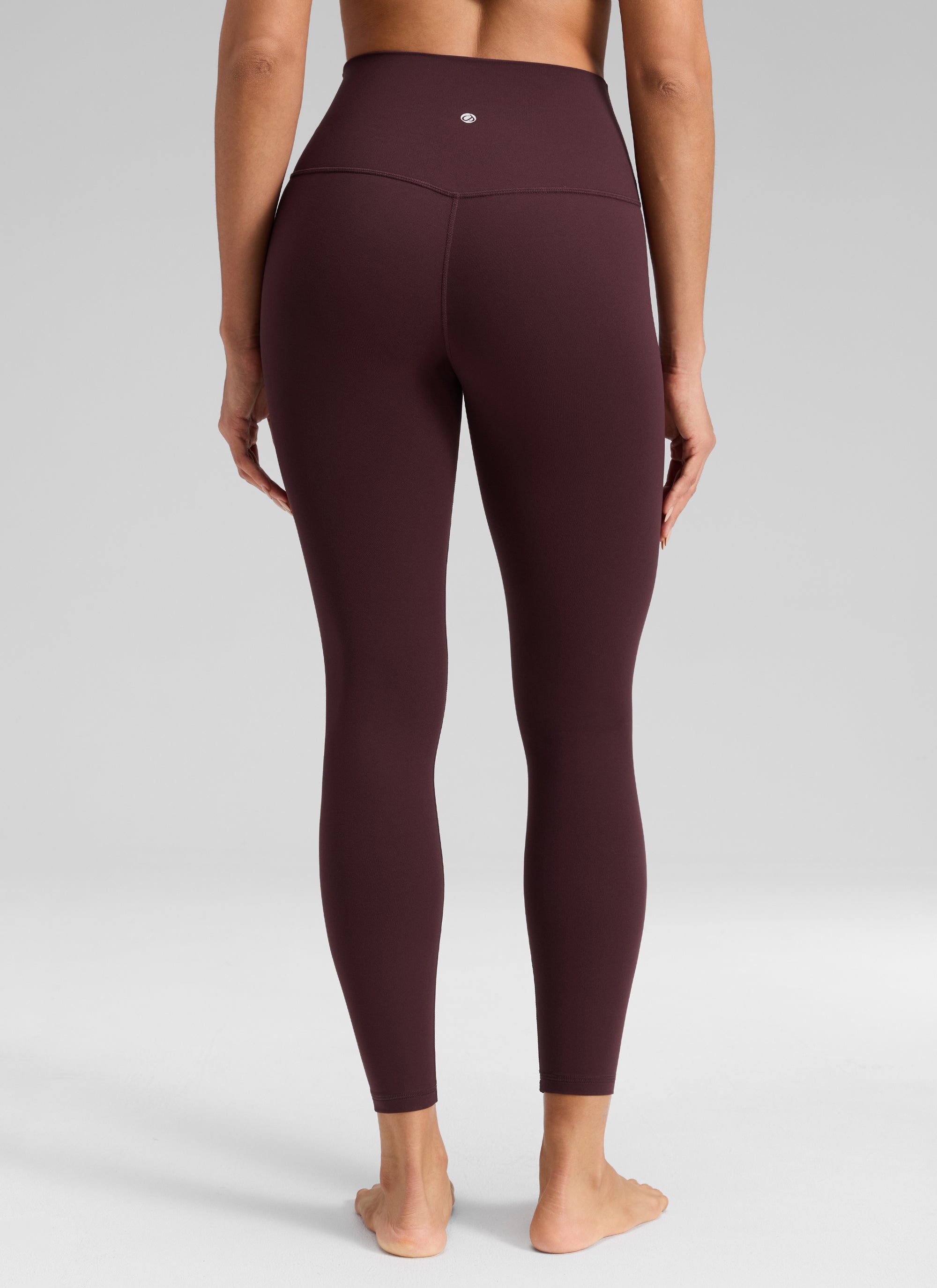 CRZ YOGA Legging Yoga Wanita Model Lounge High Rise dengan Desain " Butterluxe " 25'' Warna Ripe Plum