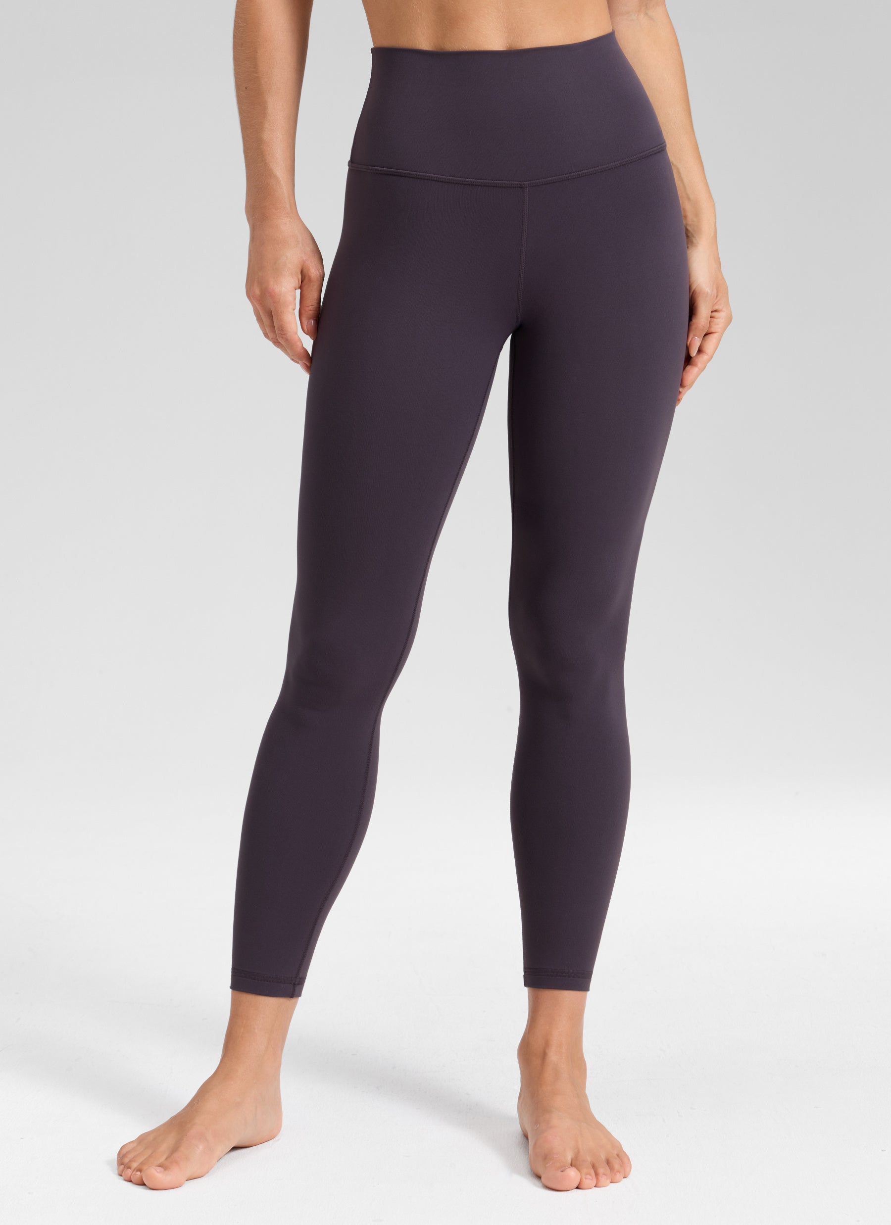 CRZ YOGA Legging Yoga Wanita Model Lounge High Rise dengan Desain " Butterluxe " 25'' Warna Atmosphere Purple