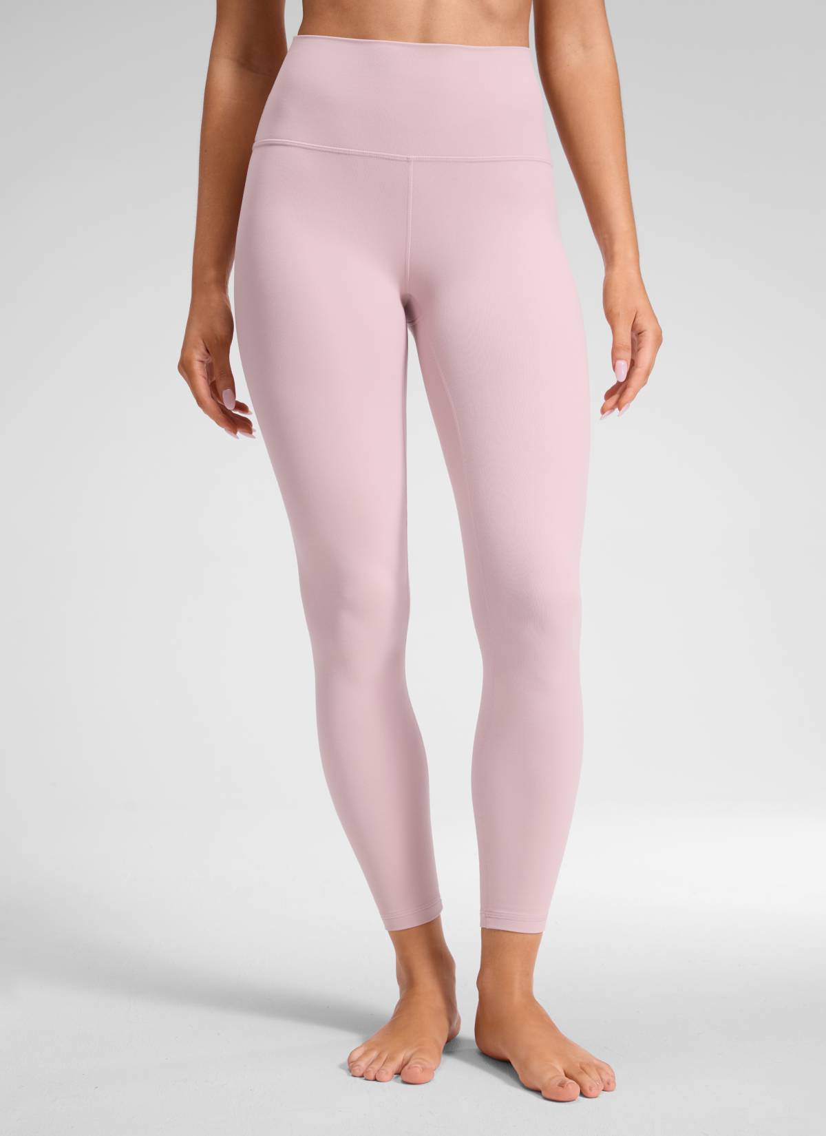 CRZ YOGA Legging Yoga Wanita Model Lounge High Rise dengan Desain " Butterluxe " 25'' Warna Pink Haze