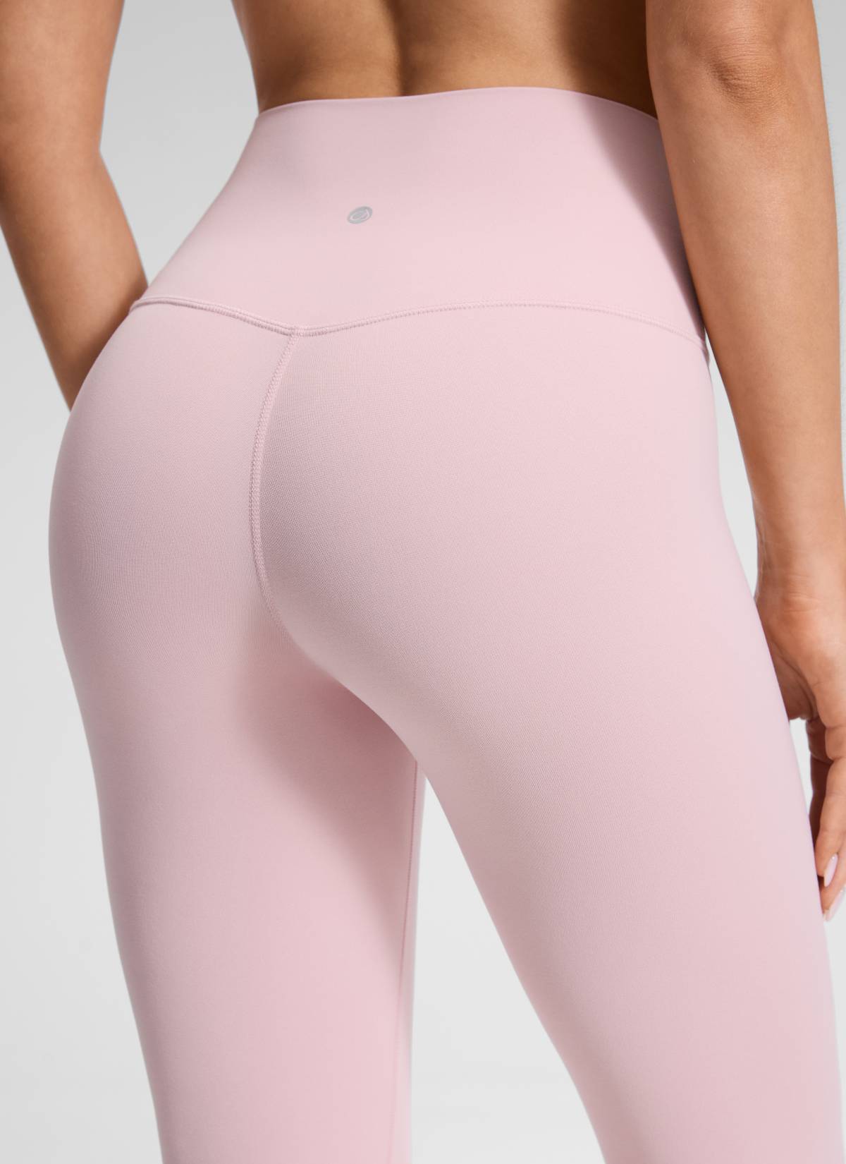 CRZ YOGA Legging Yoga Wanita Model Lounge High Rise dengan Desain " Butterluxe " 25'' Warna Pink Haze