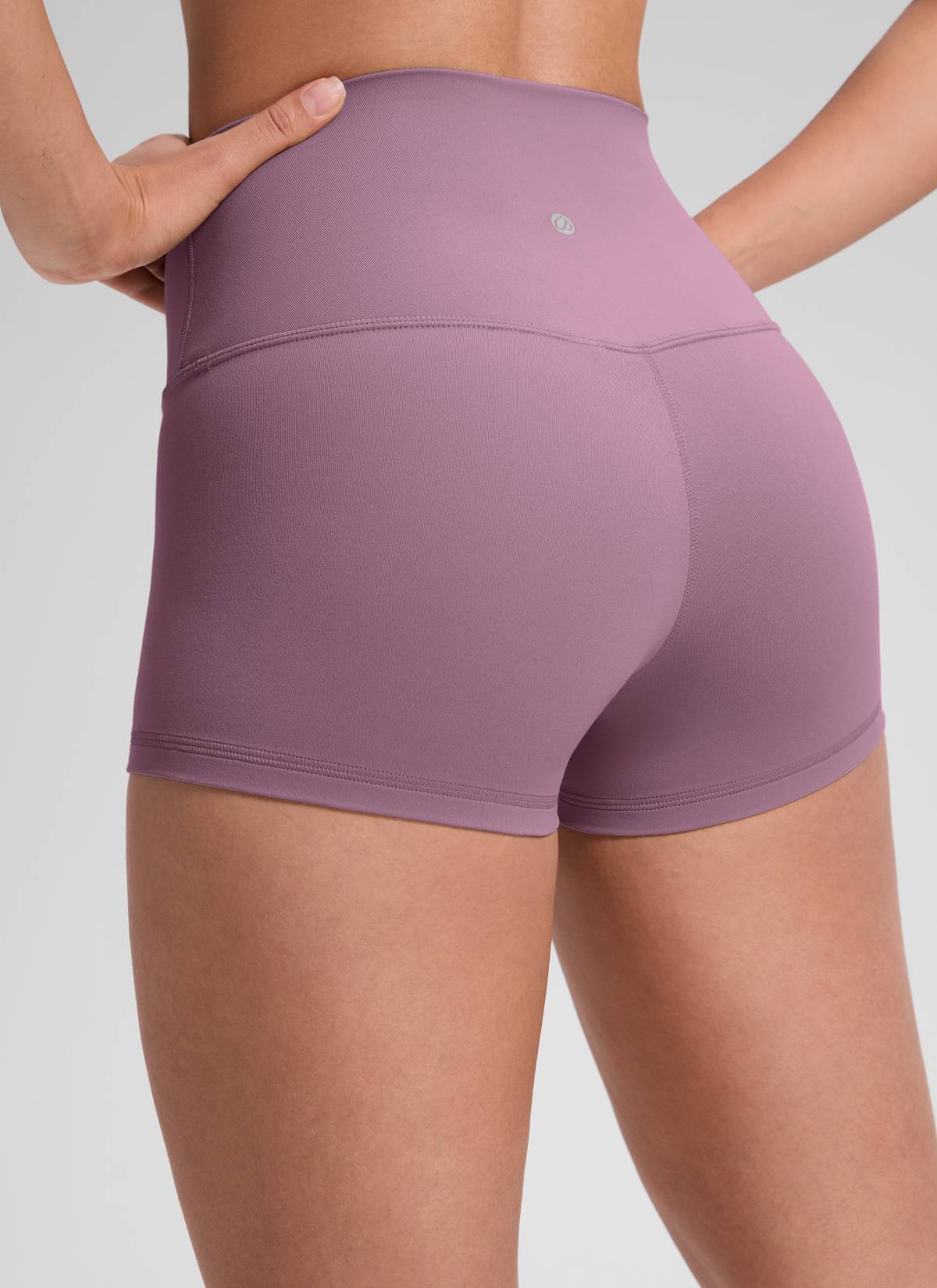 CRZ YOGA Celana Pendek Biker Wanita High Rise Booty Butterluxe 2.5'' Ungu Muda Lavender
