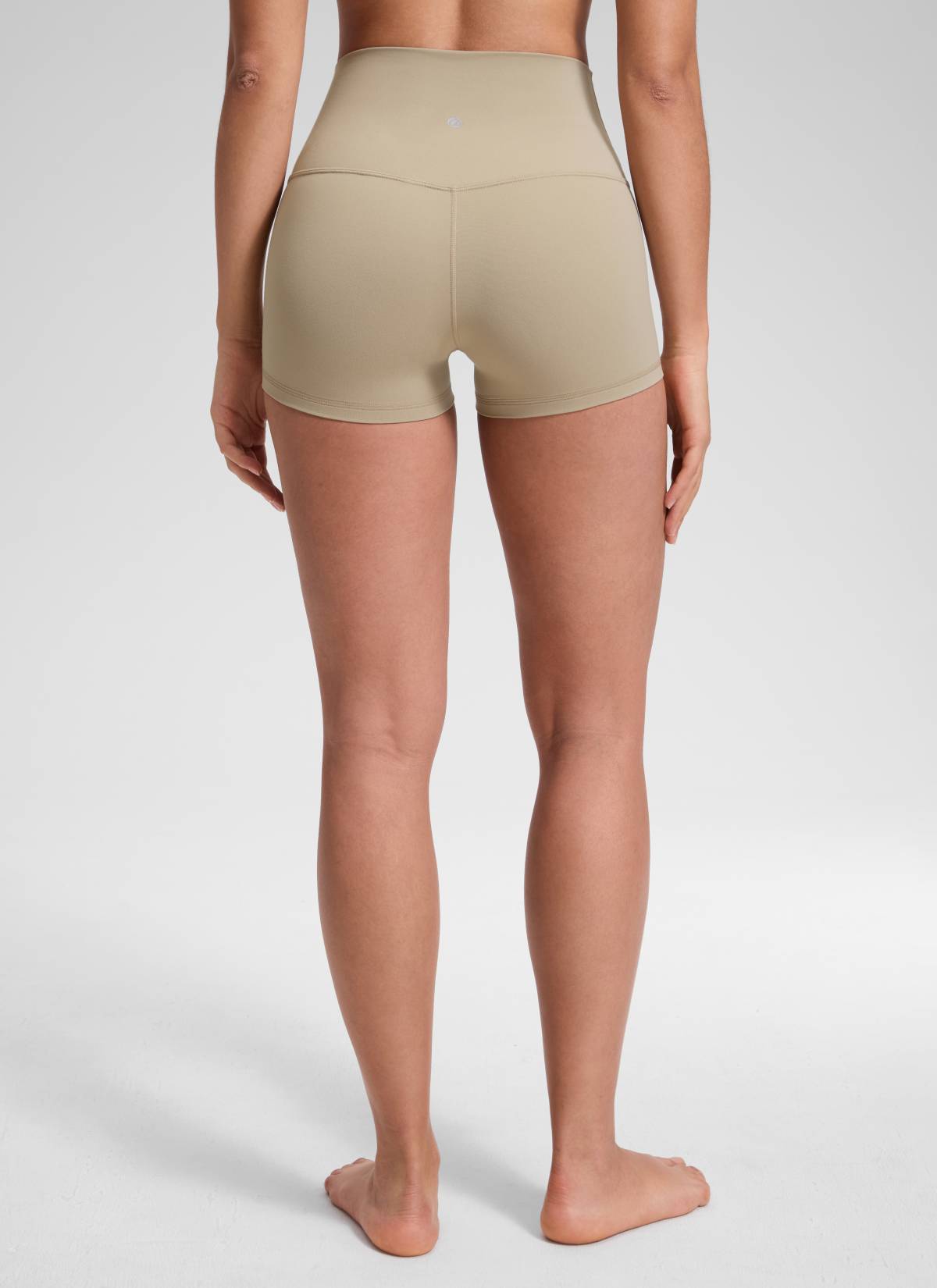 Celana Pendek Biker Wanita CRZ YOGA Yoga High Rise Booty Butterluxe 6 cm Oak