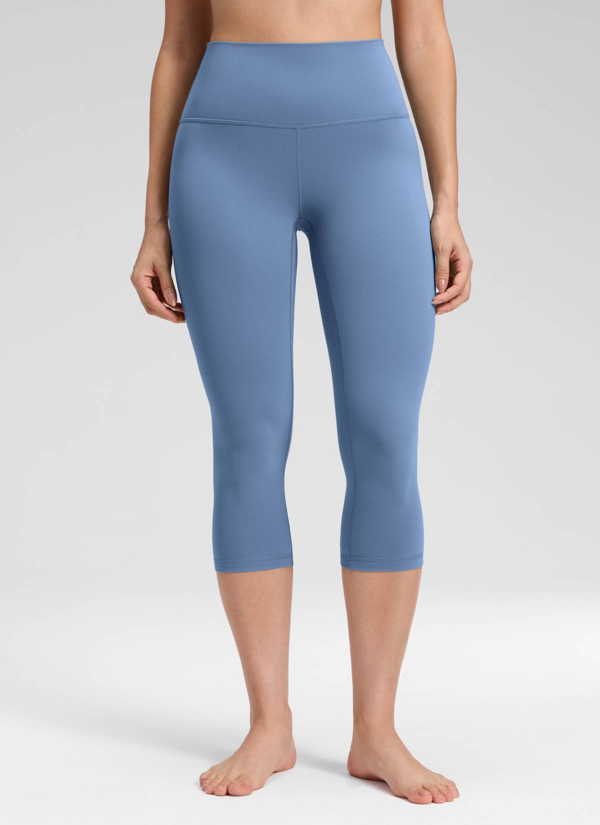 CRZ YOGA Women's Yoga Lounge High Rise Butterluxe Yoga Leggings 19'' Oasis Blue