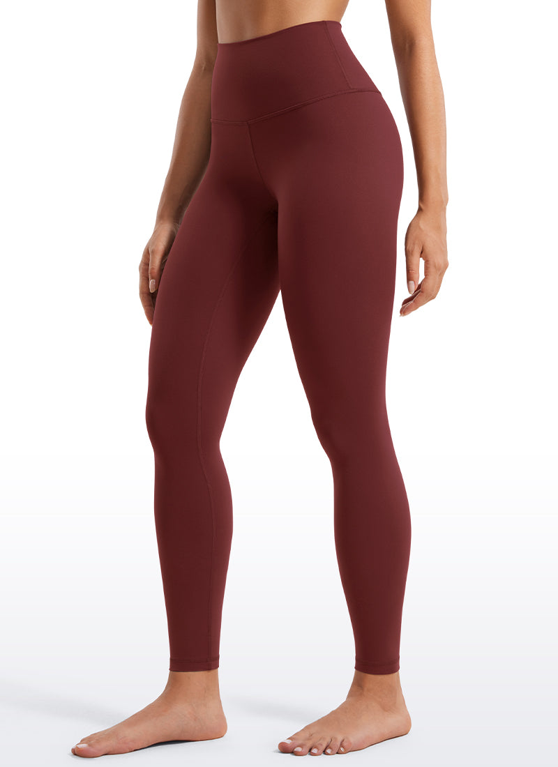 CRZ YOGA Women's Yoga Lounge High Rise Butterluxe Yoga Leggings 28'' Noctilucence Red