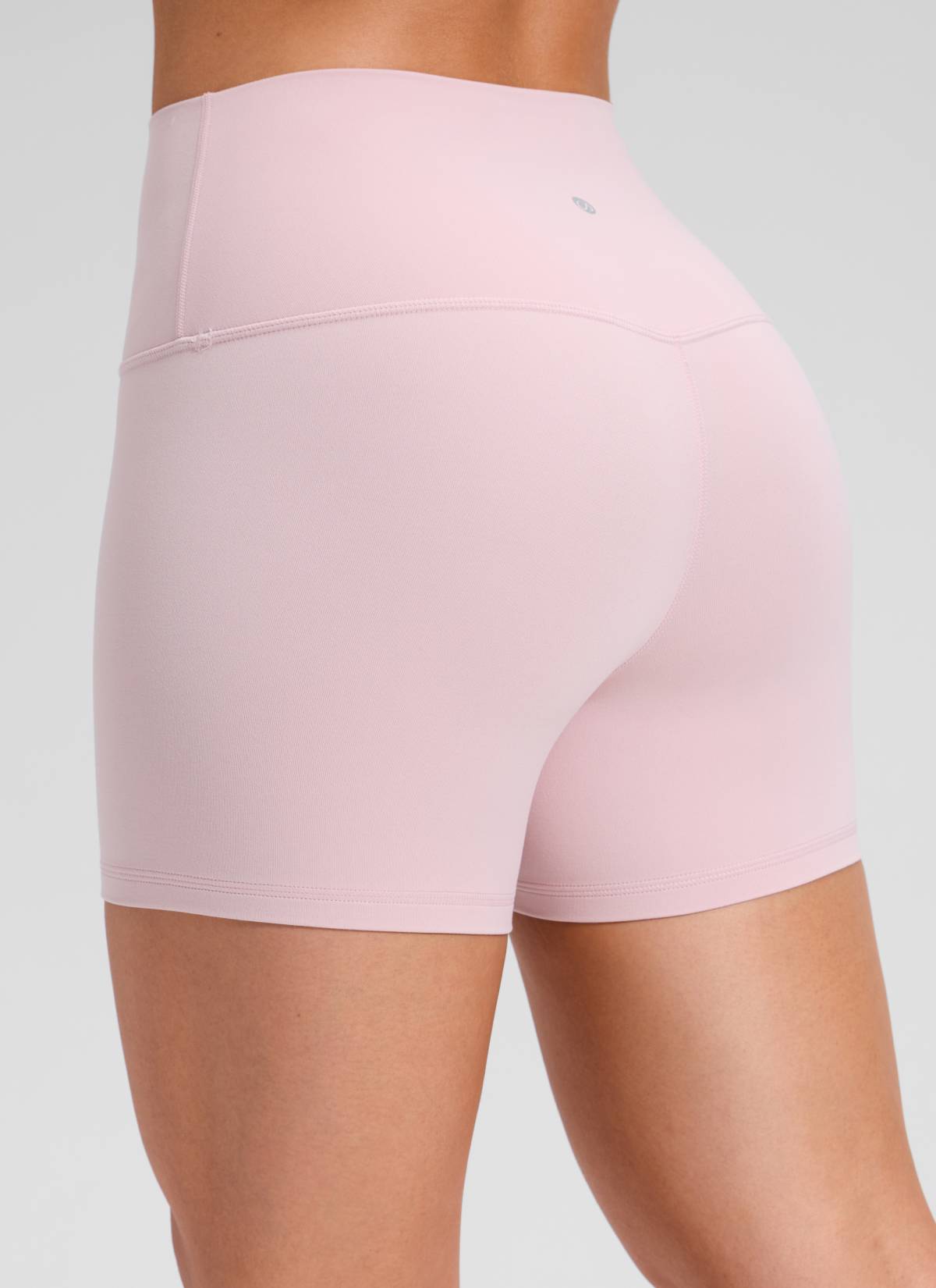 CRZ YOGA Celana Pendek Biker Yoga Wanita dengan Pinggang Tinggi, Celana Pendek " Butterluxe " 4'' Pink Haze
