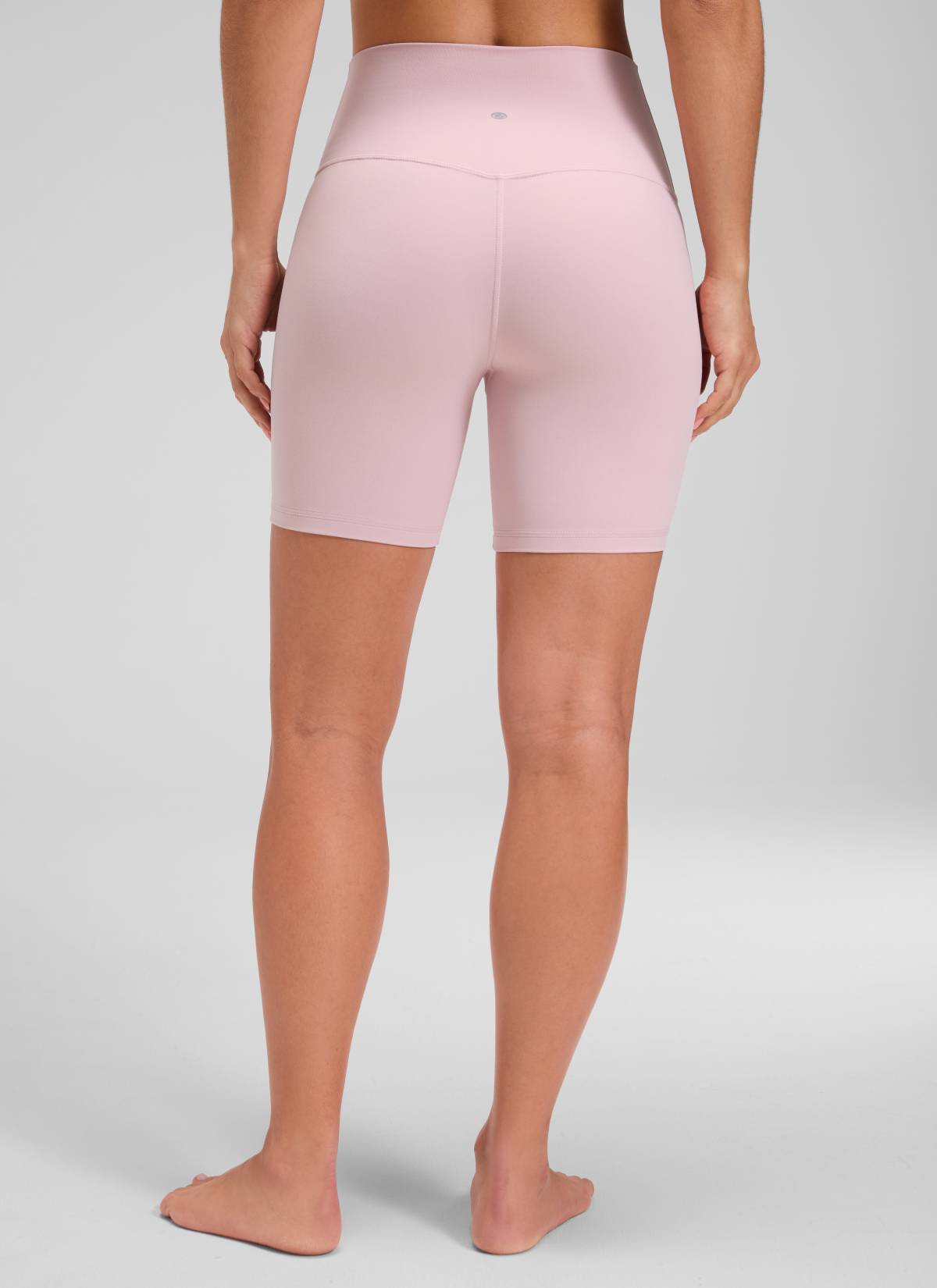 CRZ YOGA Celana Pendek Biker Yoga Wanita dengan Pinggang Tinggi, Celana Pendek " Butterluxe " 6'' Pink Haze