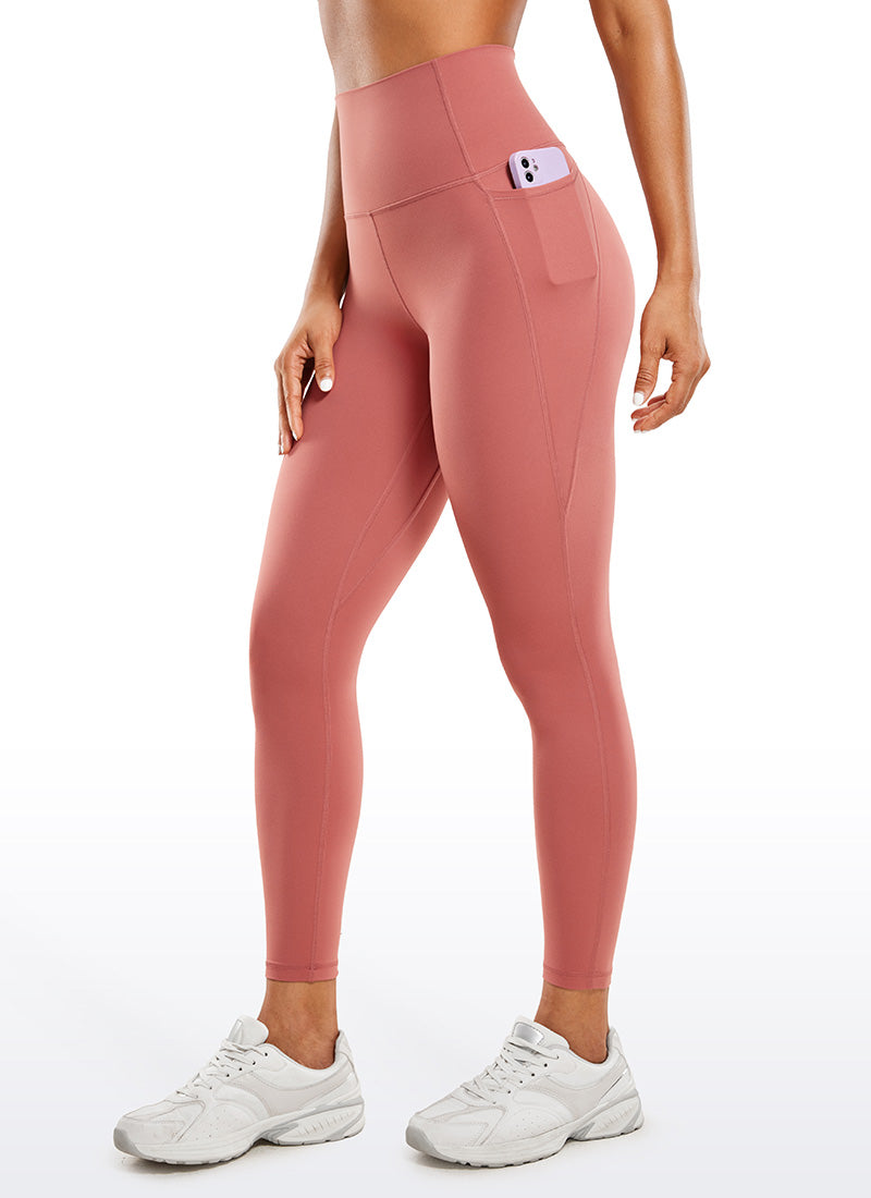 CRZ YOGA Legging Yoga Wanita Model Lounge dengan Pinggang Tinggi dan Saku, Panjang Butterluxe , 25'' Briar Rose