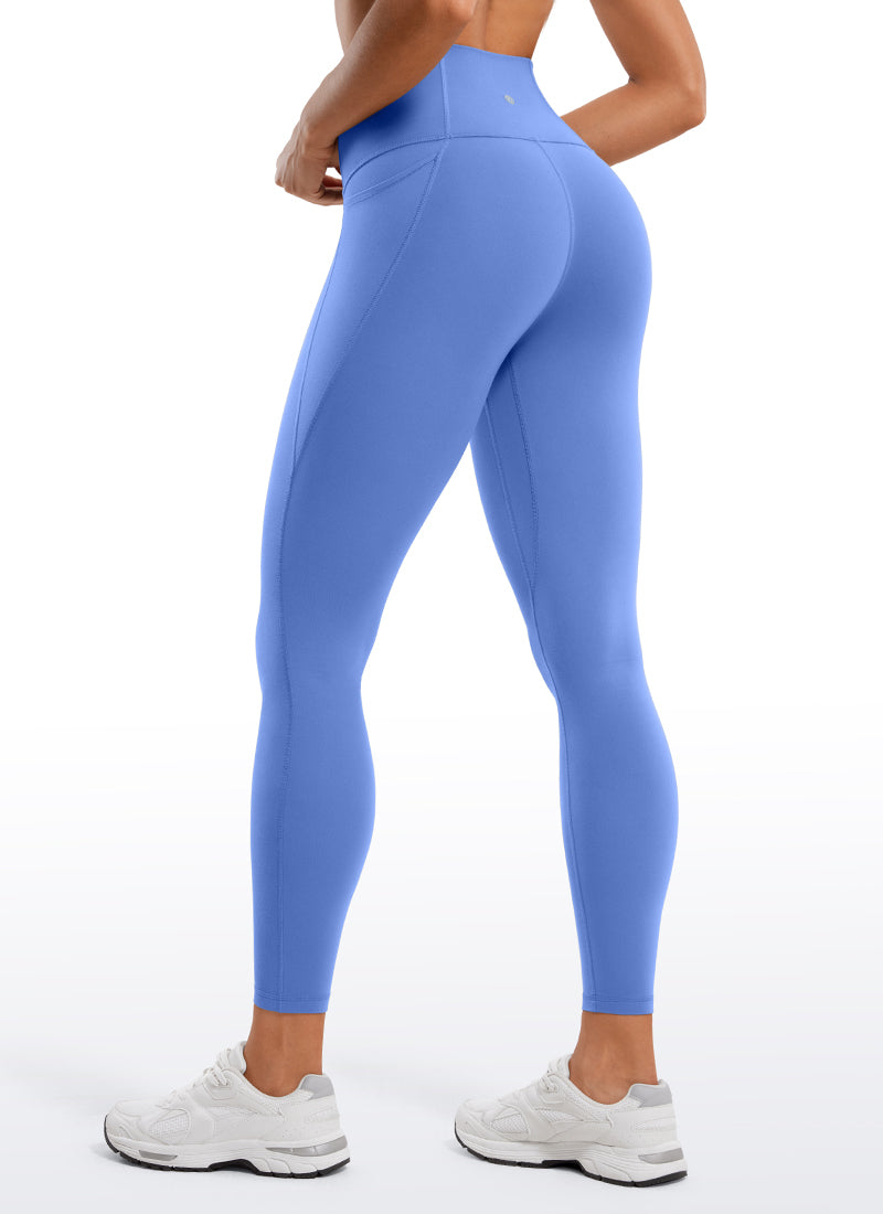 CRZ YOGA Legging Yoga Wanita Model Lounge dengan Pinggang Tinggi dan Saku " Butterluxe " 25'' Warna Wild Indigo