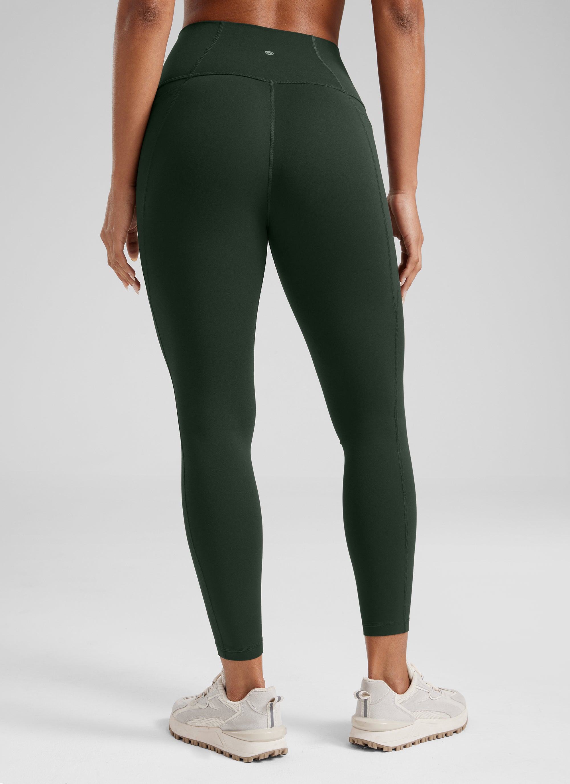 CRZ YOGA Legging Yoga Wanita Model High-Rise dengan Saku " Butterluxe " 25'' Warna Legend Green
