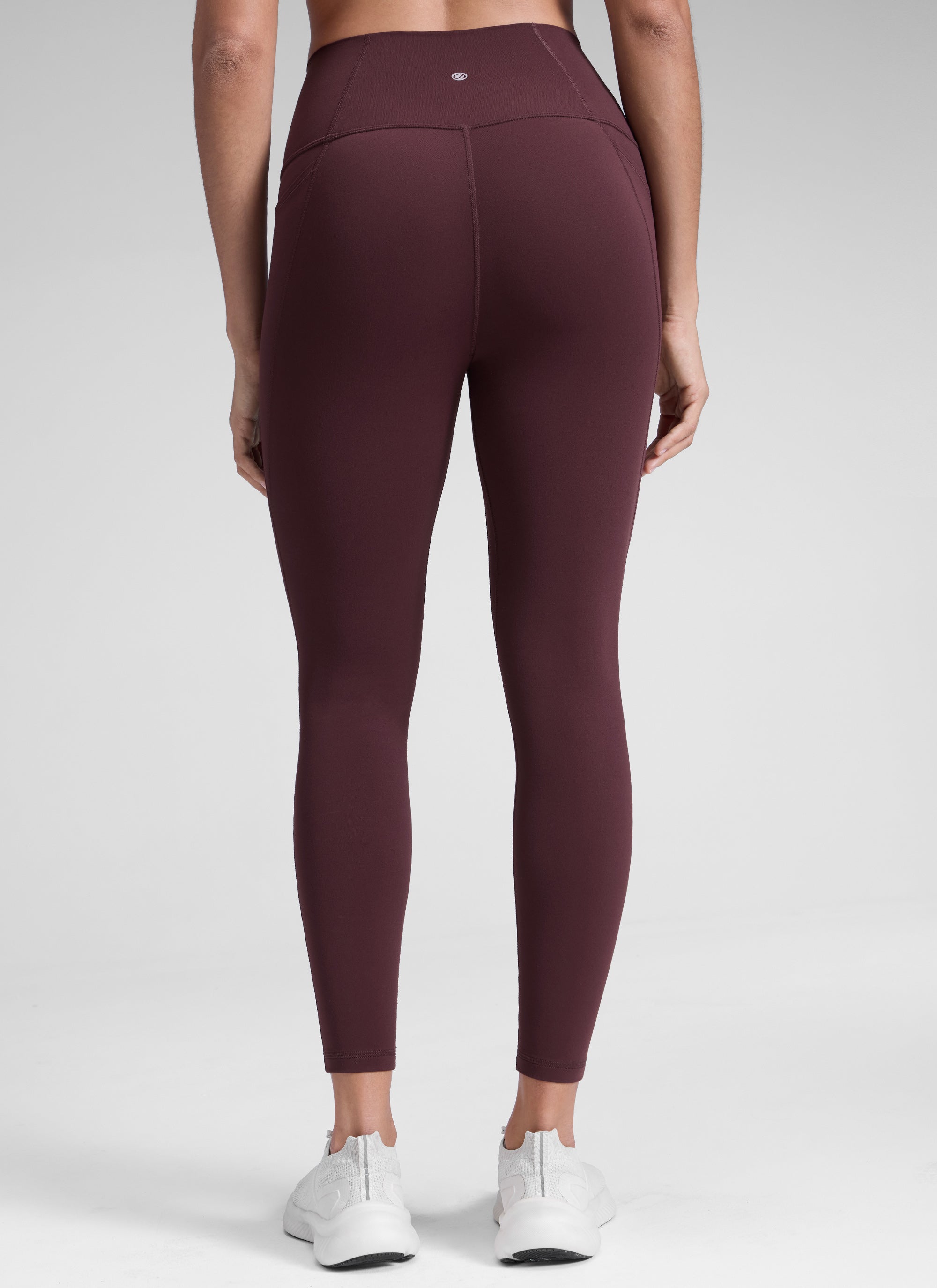 CRZ YOGA Legging Yoga Wanita Model High-Rise dengan Saku " Butterluxe " 25'' Warna Ripe Plum