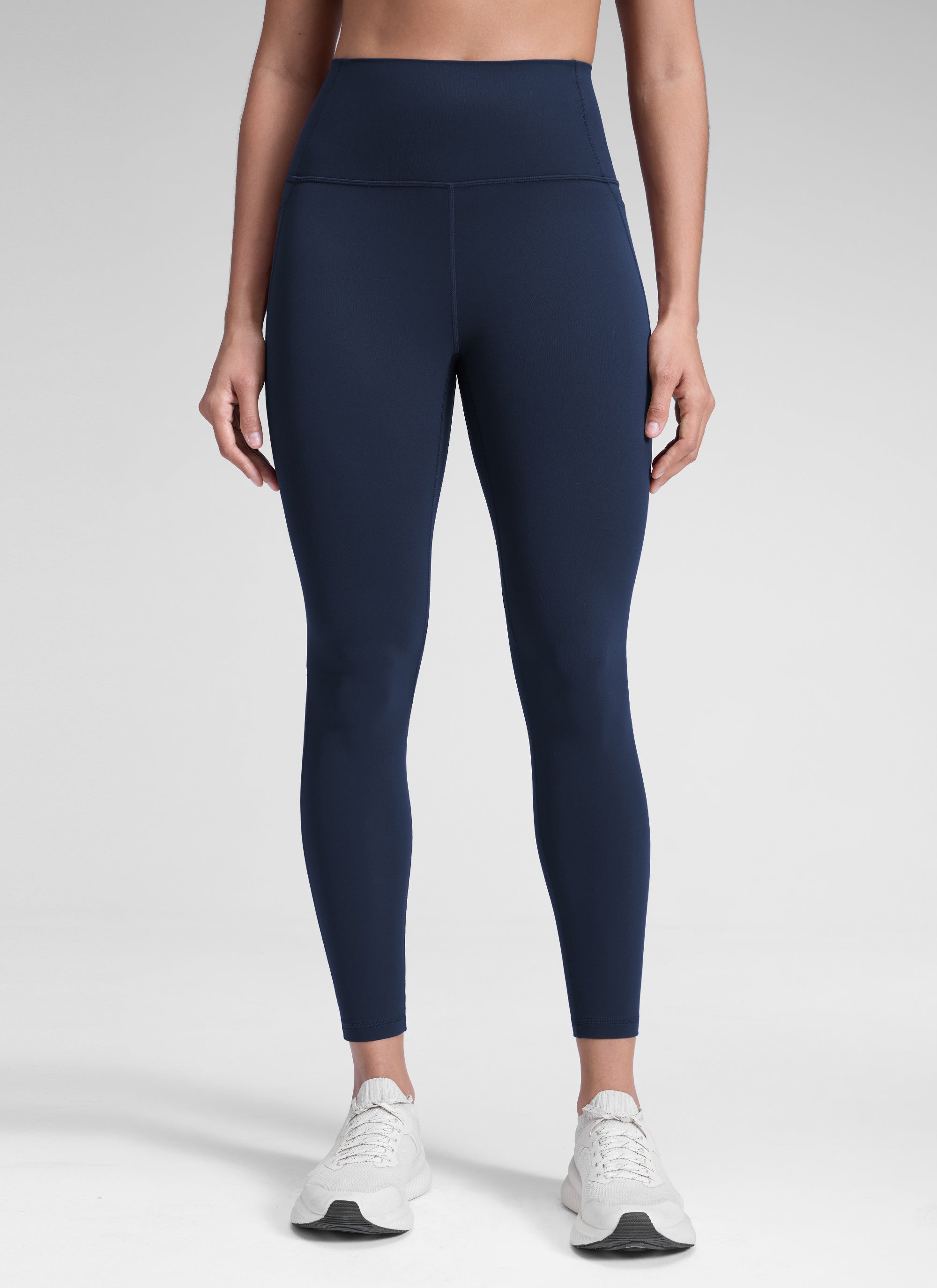 CRZ YOGA Legging Yoga Wanita Model Lounge dengan Pinggang Tinggi dan Saku " Butterluxe " 25'' Warna Future Navy