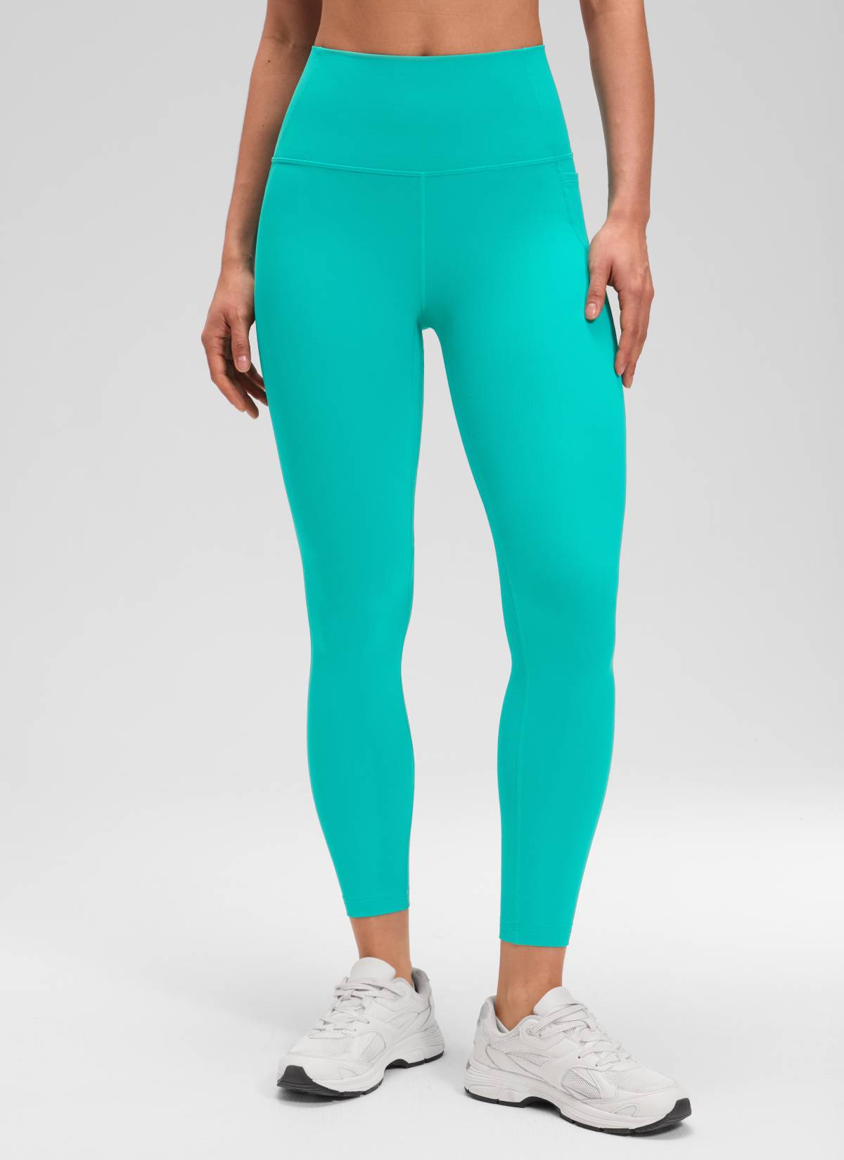 CRZ YOGA Legging Yoga Wanita Model High Rise dengan Kantong " Butterluxe " 25'' Warna Tropics Teal