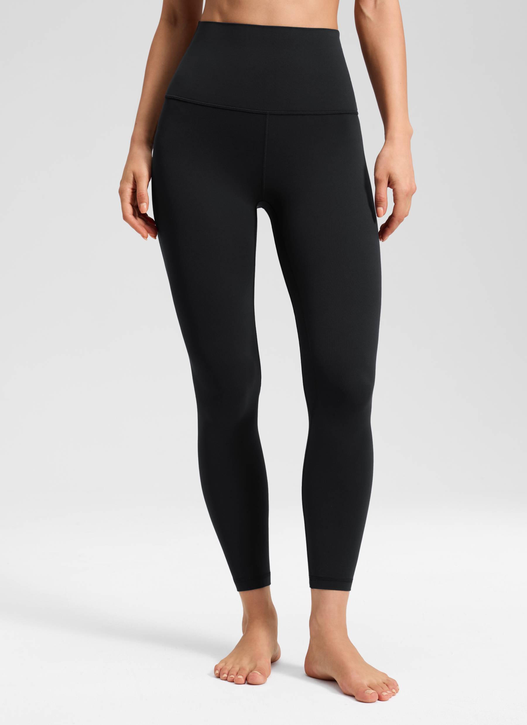 CRZ YOGA Legging Yoga Wanita Model Lounge Super High Rise dengan Desain " Butterluxe " 25'' Warna Hitam