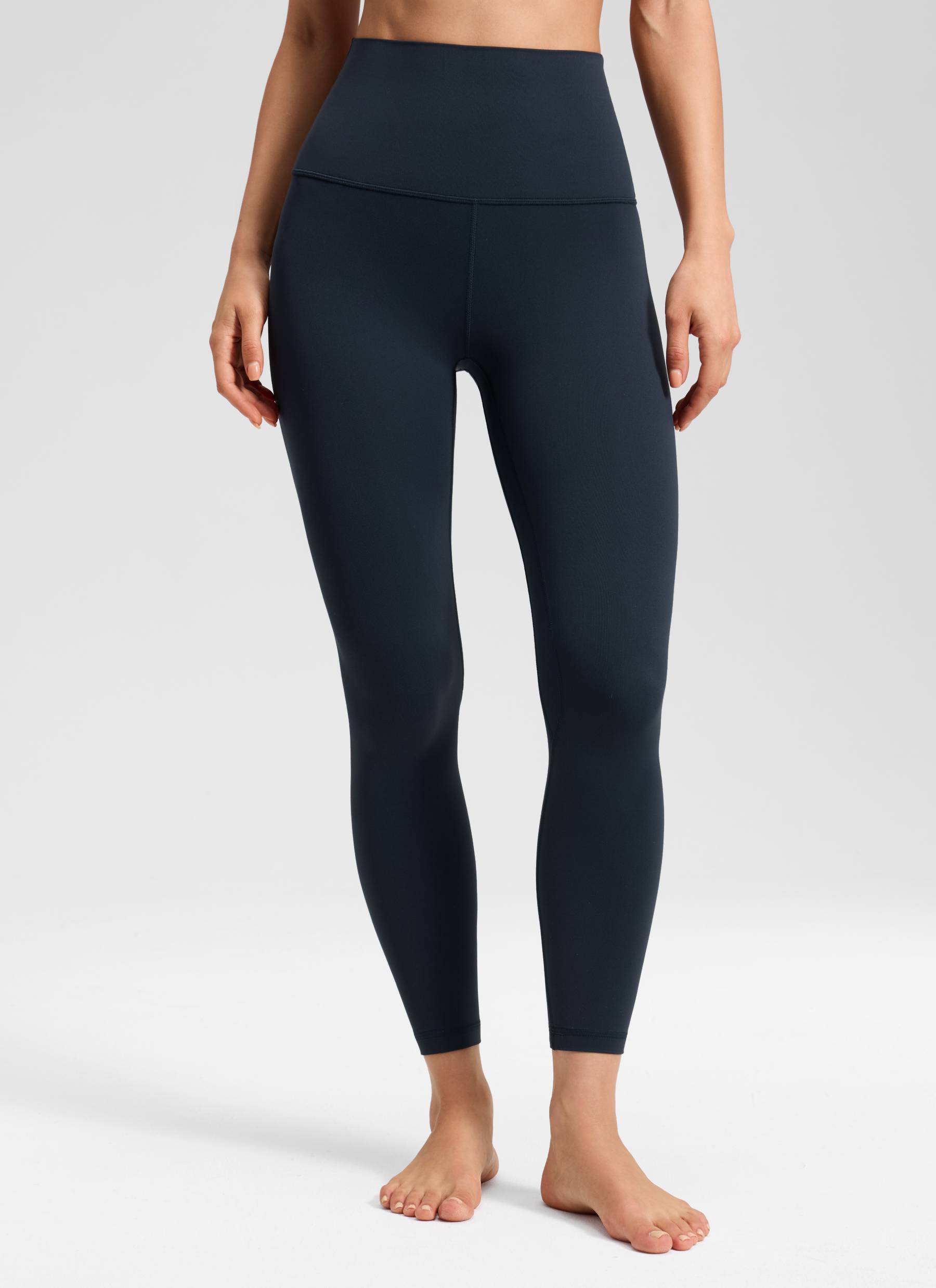 CRZ YOGA Legging Yoga Wanita Model Lounge Super High Rise " Butterluxe " 25'' Warna True Navy
