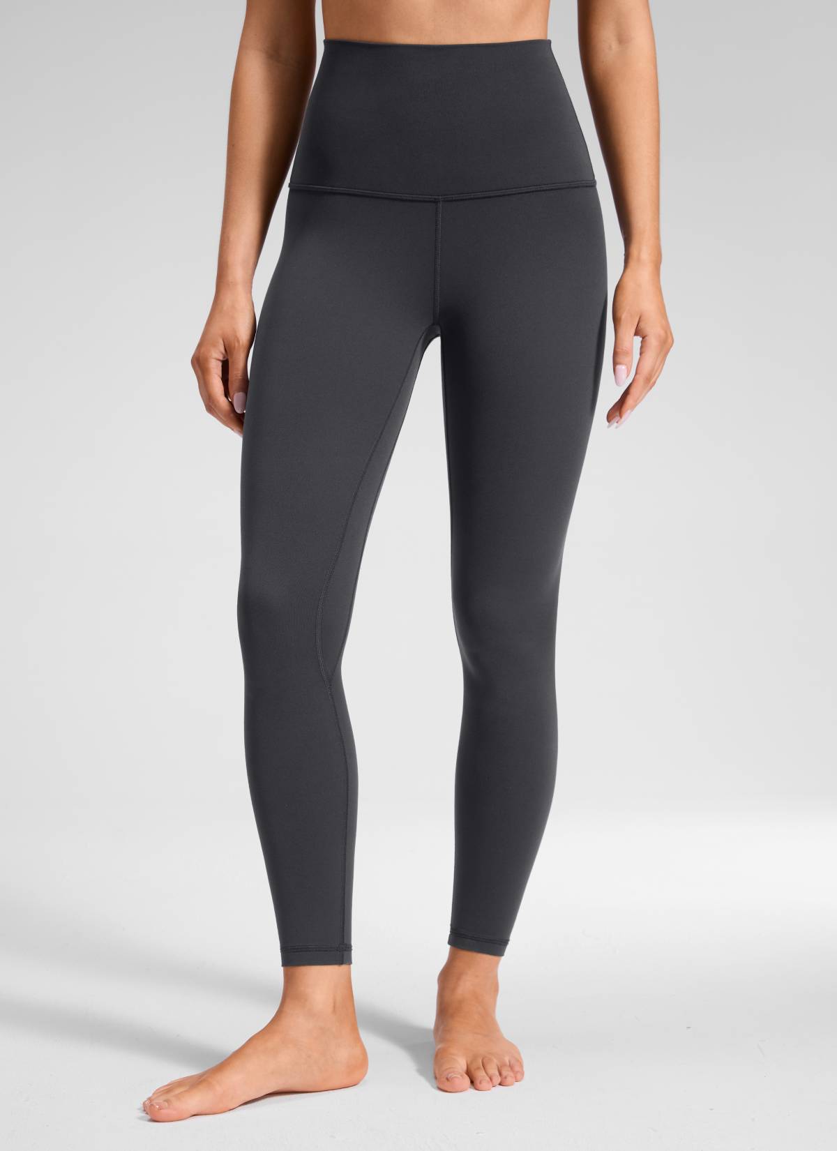 CRZ YOGA Legging Yoga Wanita Model Lounge Super High Rise dengan Desain " Butterluxe " 25'' Warna Mysterious Grey