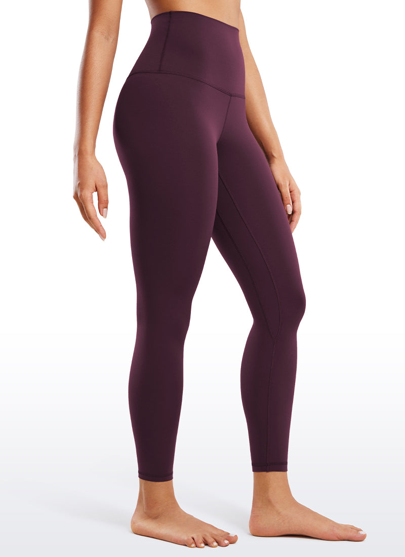 CRZ YOGA Legging Yoga Wanita Model Lounge Super High Rise dengan Potongan Belakang Rendah ( Butterluxe ) 25'' Warna Ungu Tua