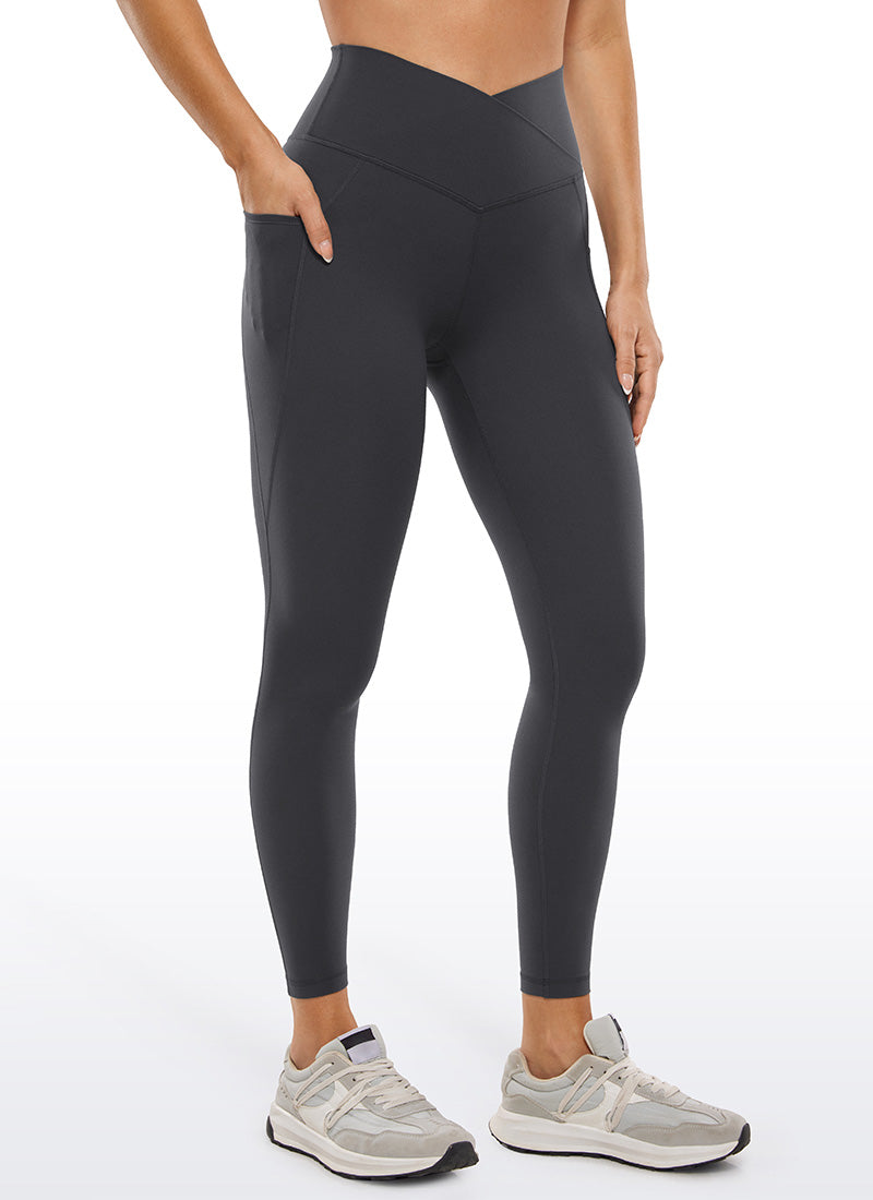 CRZ YOGA Butterluxe Legging Wanita dengan Potongan Silang di Pinggang dan Kantong 25