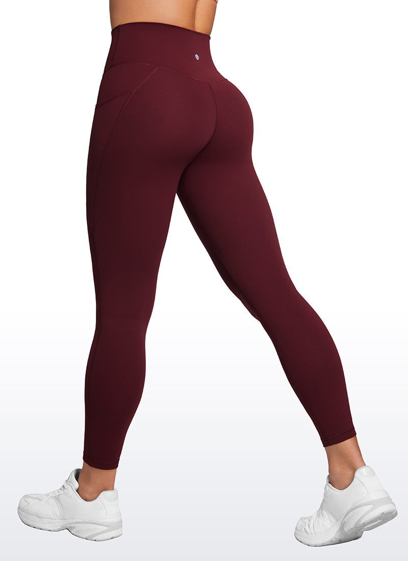 CRZ YOGA Butterluxe Legging Wanita dengan Potongan Silang di Pinggang dan Kantong 25