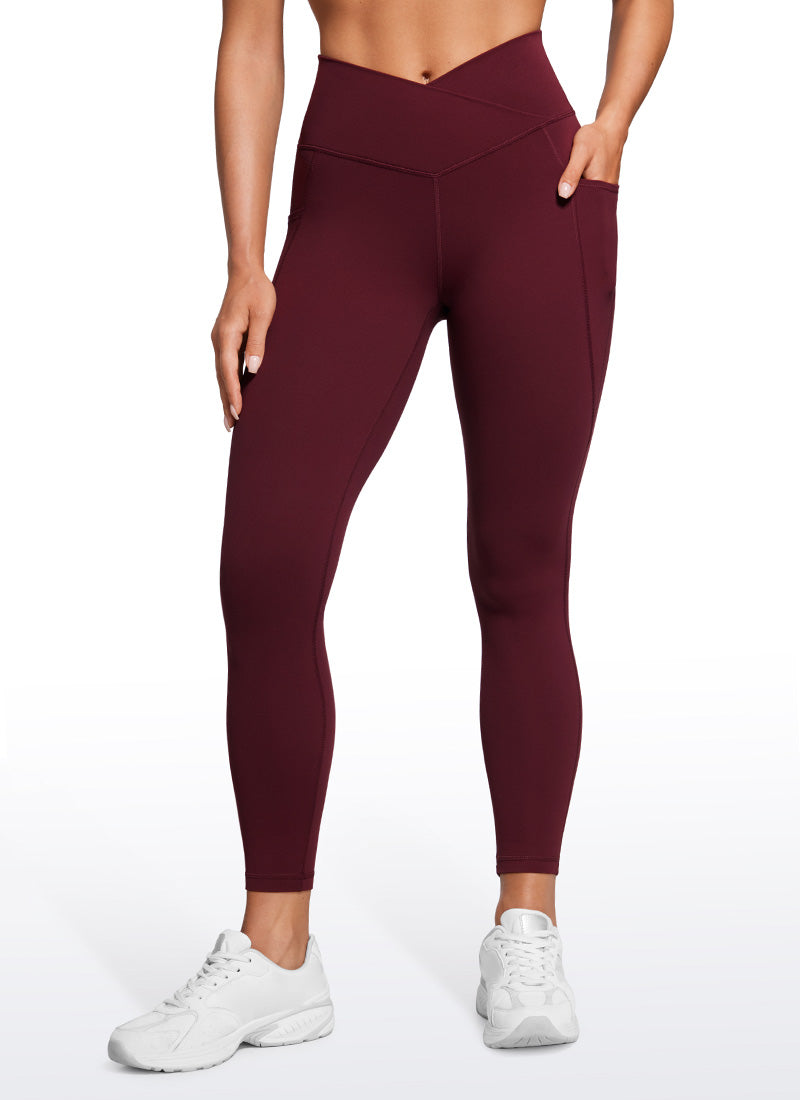 CRZ YOGA Butterluxe Legging Wanita dengan Potongan Silang di Pinggang dan Kantong 25