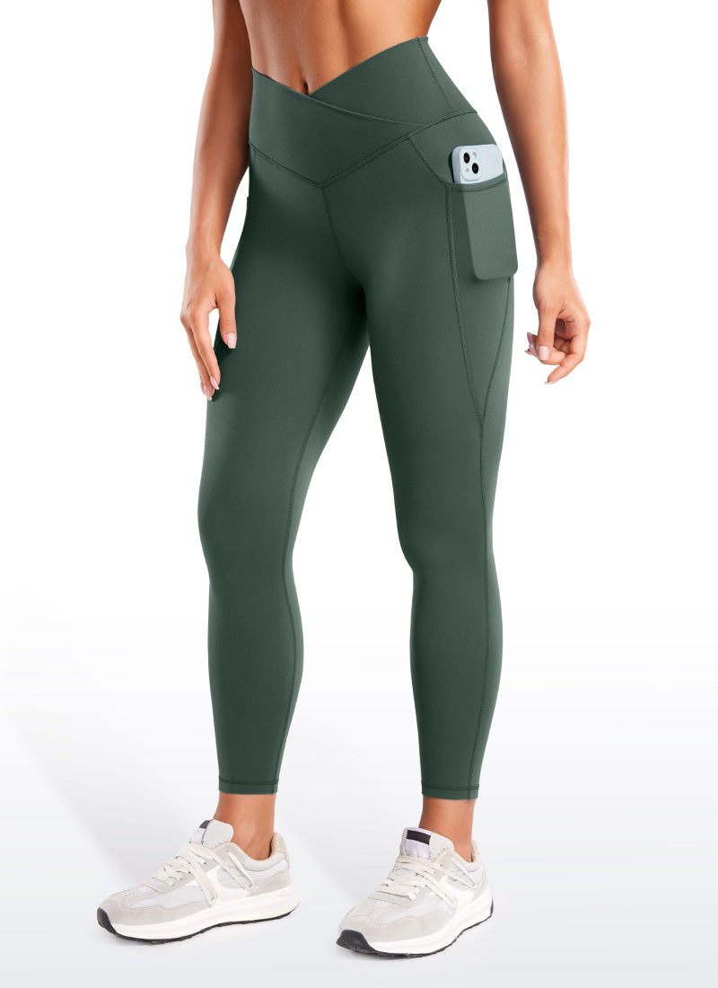CRZ YOGA Butterluxe Legging Wanita dengan Potongan Silang di Pinggang dan Kantong 25