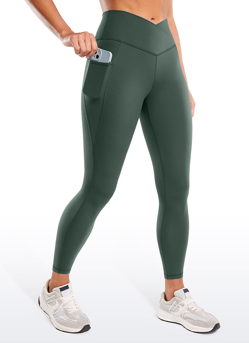 CRZ YOGA Butterluxe Legging Wanita dengan Potongan Silang di Pinggang dan Kantong 25