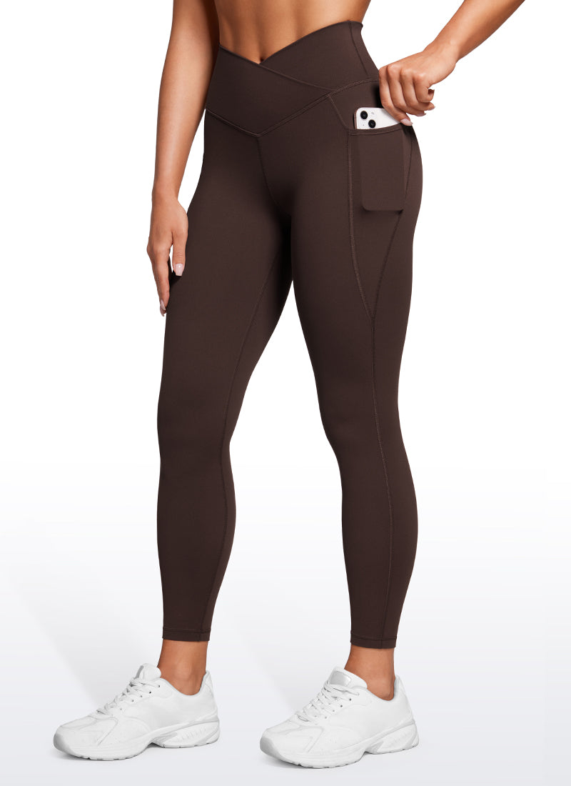 CRZ YOGA Butterluxe Legging Wanita dengan Potongan Silang di Pinggang dan Kantong 25