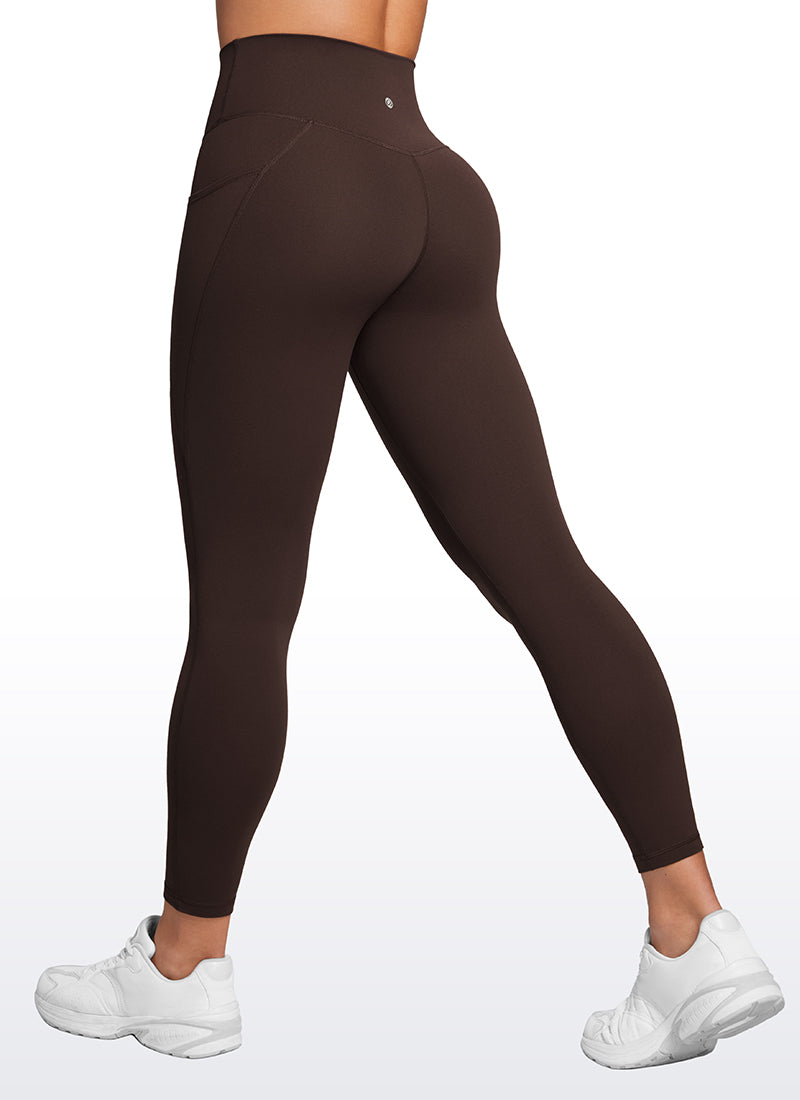 CRZ YOGA Butterluxe Legging Wanita dengan Potongan Silang di Pinggang dan Kantong 25