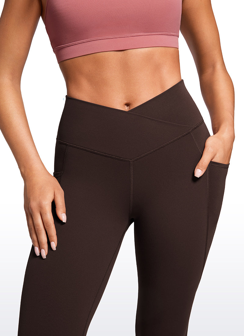 CRZ YOGA Butterluxe Legging Wanita dengan Potongan Silang di Pinggang dan Kantong 25