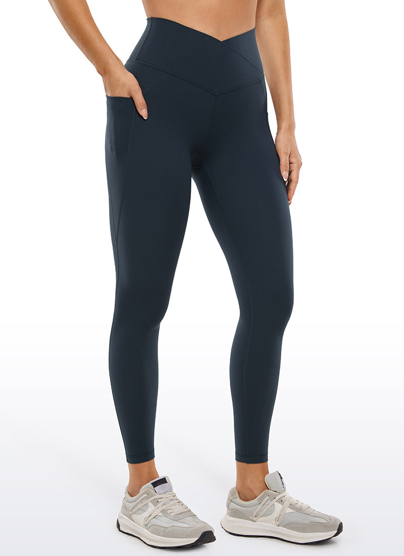 CRZ YOGA Butterluxe Legging Wanita dengan Potongan Silang di Pinggang dan Kantong 25