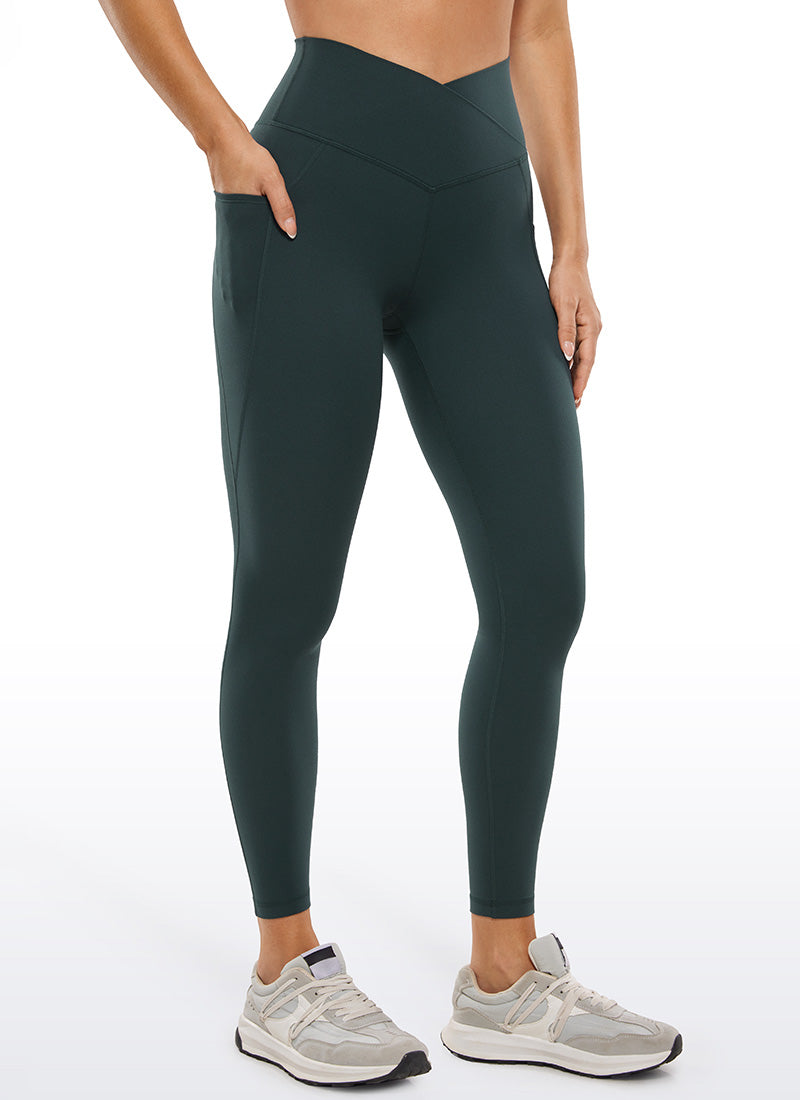 CRZ YOGA Butterluxe Legging Wanita dengan Potongan Silang di Pinggang dan Kantong 25