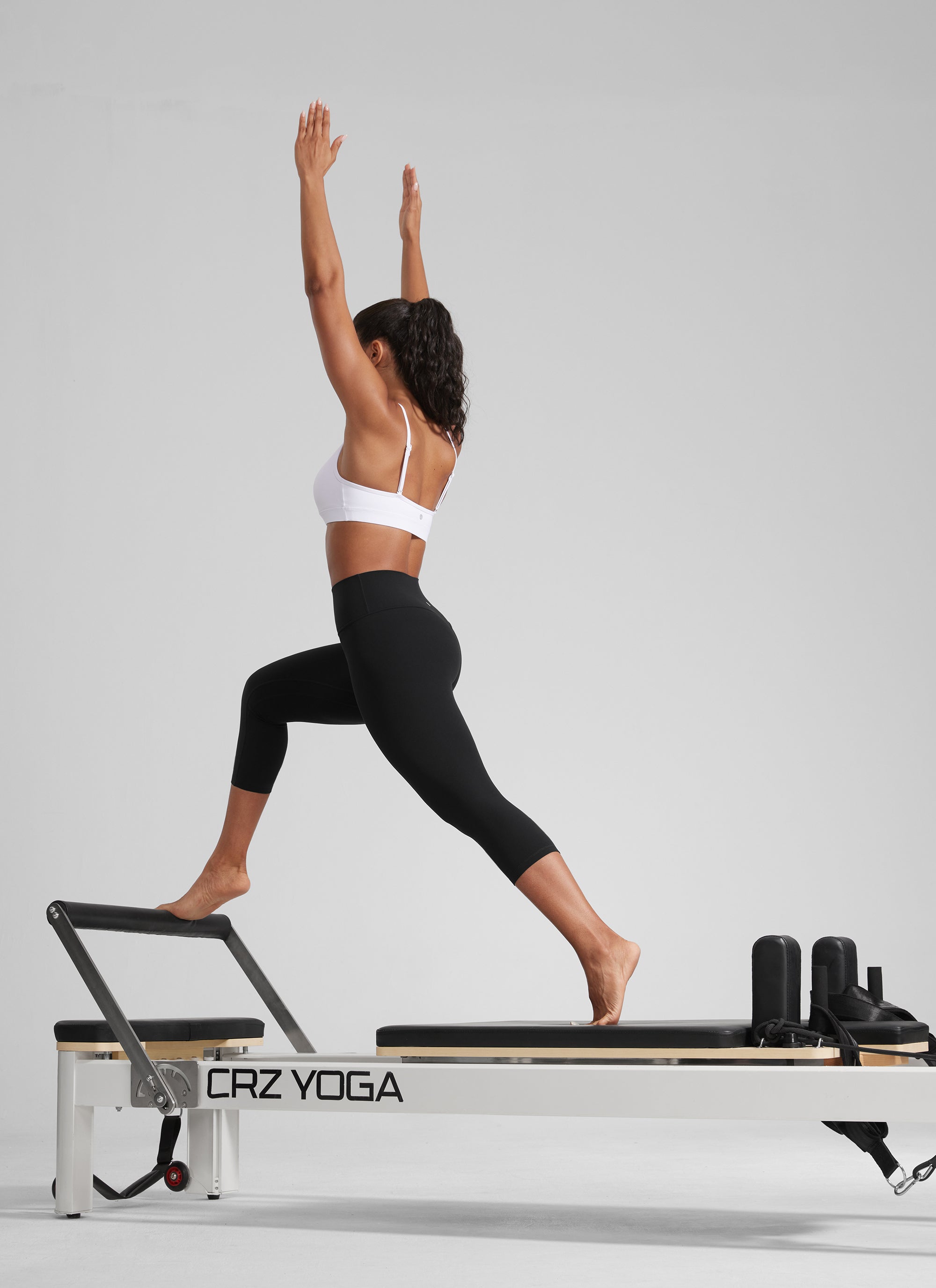 CRZ YOGA Legging Olahraga Capri Pinggang Tinggi untuk Wanita 21