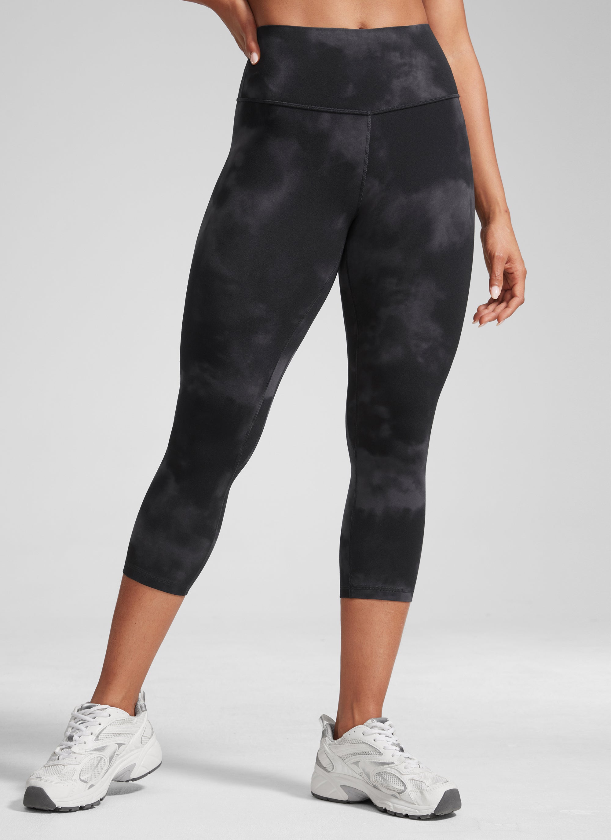 CRZ YOGA Legging Olahraga Capri Pinggang Tinggi untuk Wanita 21