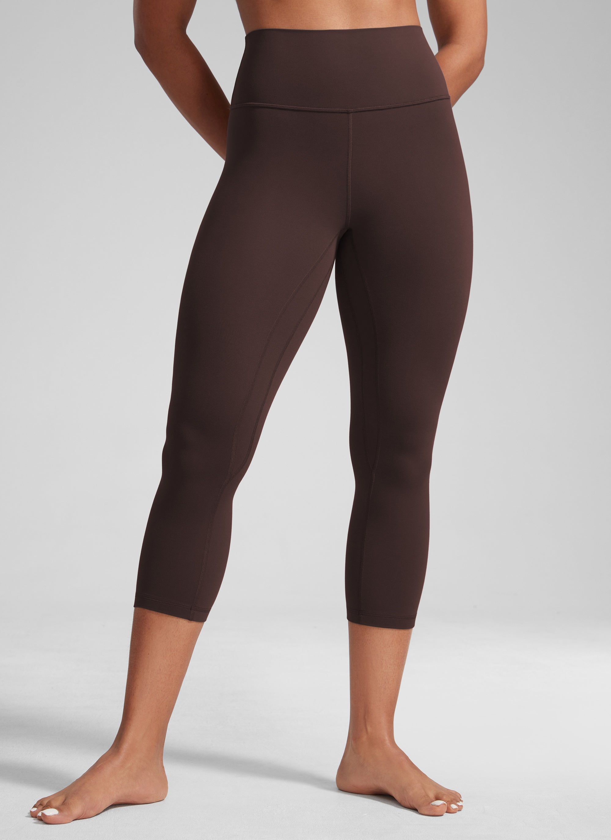 CRZ YOGA Legging Olahraga Capri Pinggang Tinggi untuk Wanita 21