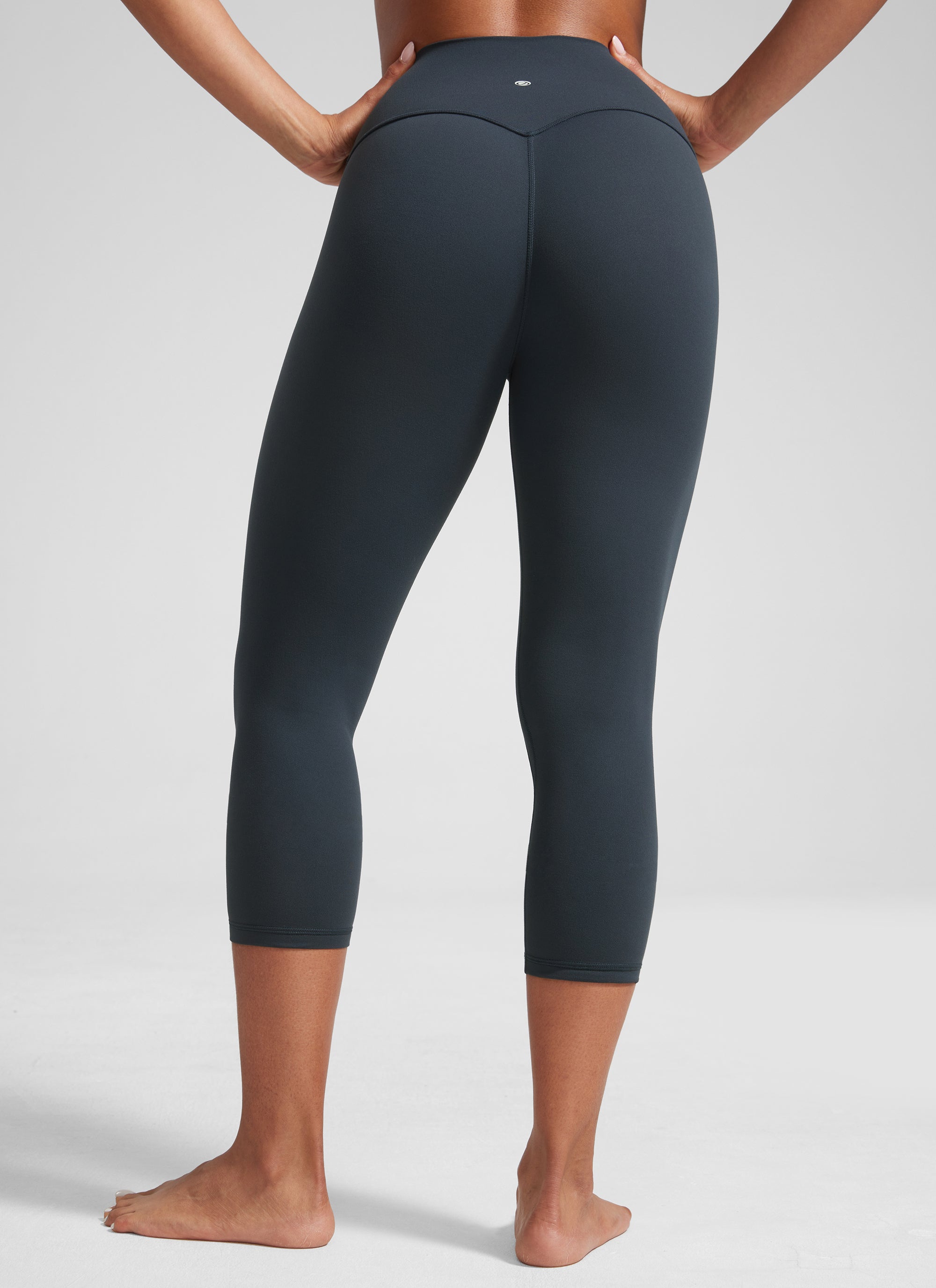 CRZ YOGA Legging Olahraga Capri Pinggang Tinggi untuk Wanita 21