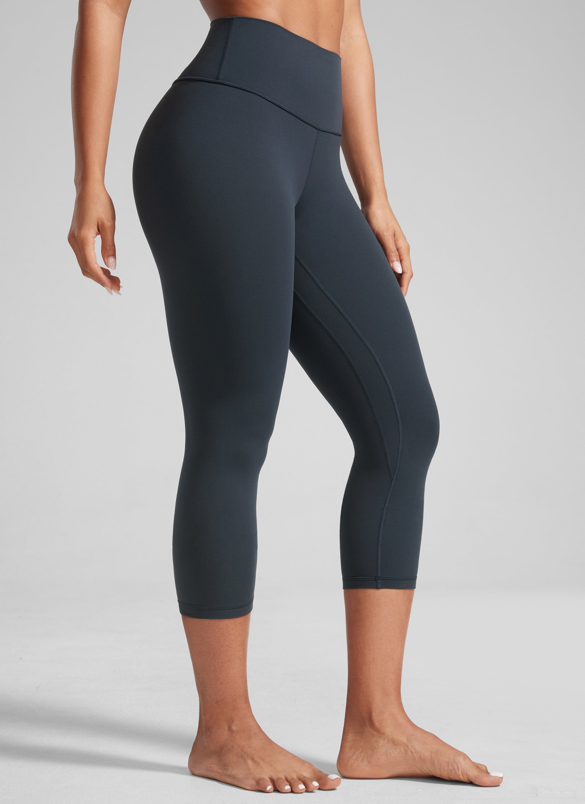 CRZ YOGA Legging Olahraga Capri Pinggang Tinggi untuk Wanita 21