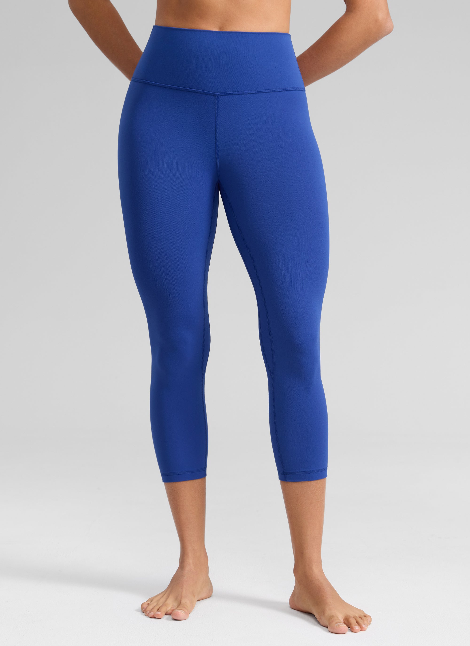 CRZ YOGA Legging Olahraga Capri Pinggang Tinggi untuk Wanita 21