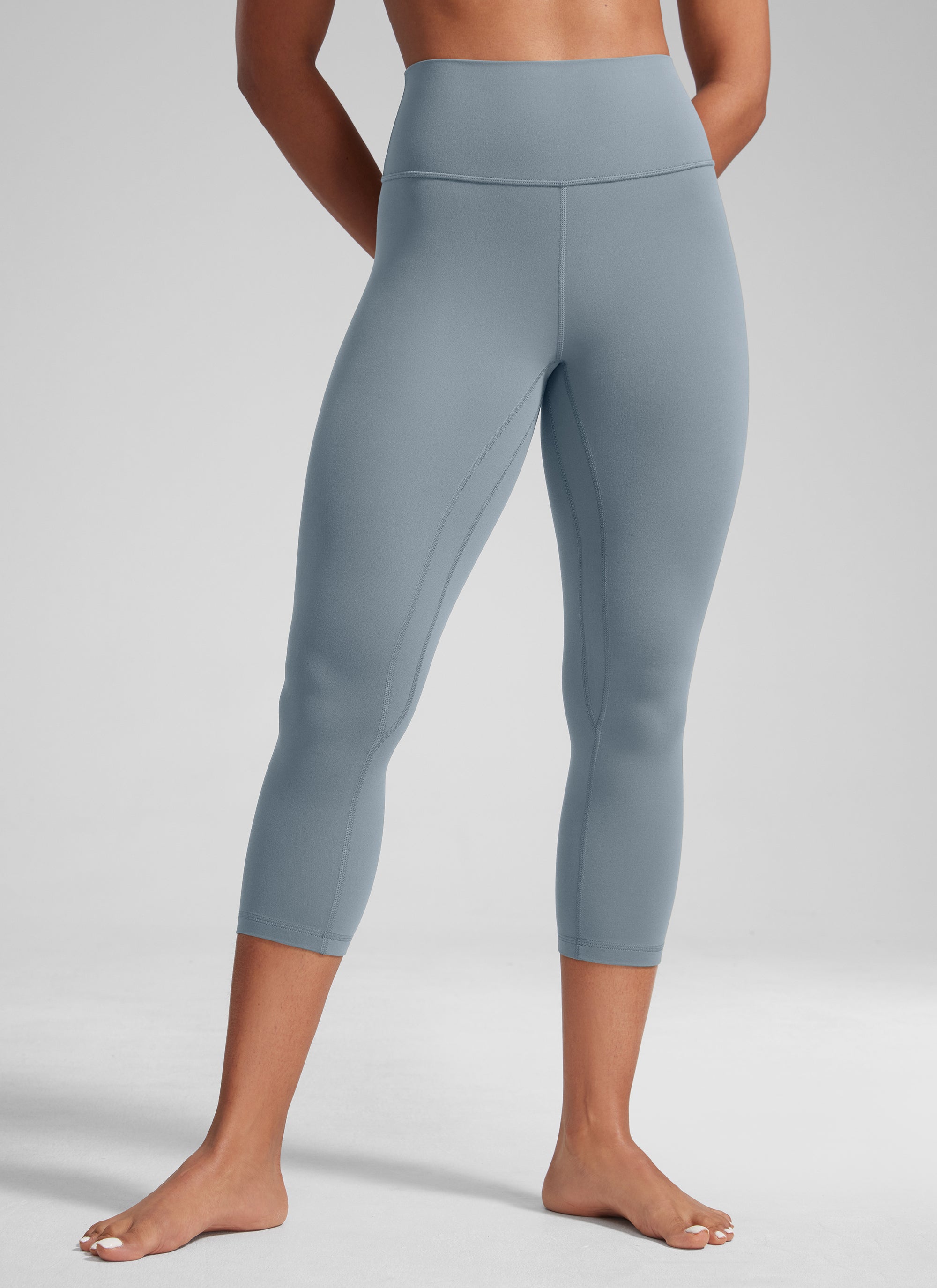 CRZ YOGA Legging Olahraga Capri Pinggang Tinggi untuk Wanita 21