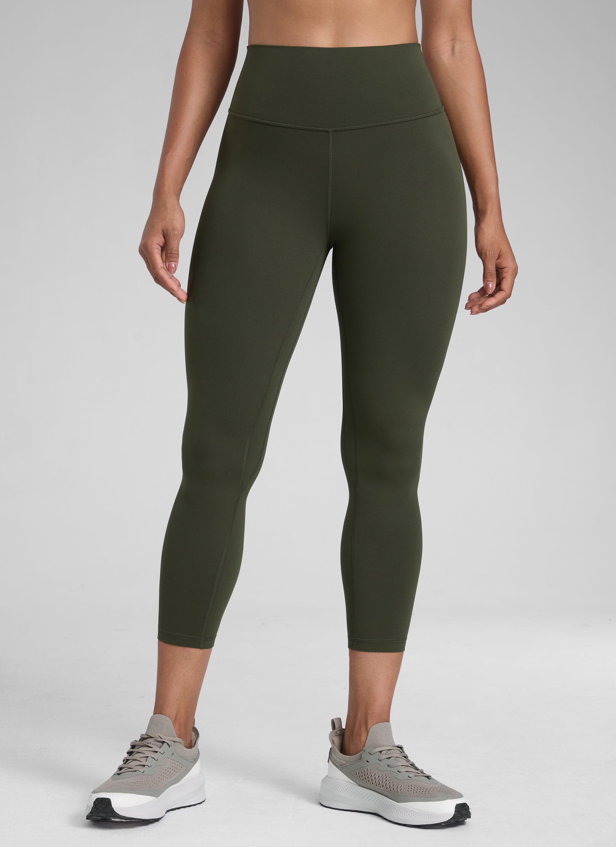 CRZ YOGA Legging Olahraga Capri Pinggang Tinggi untuk Wanita 23