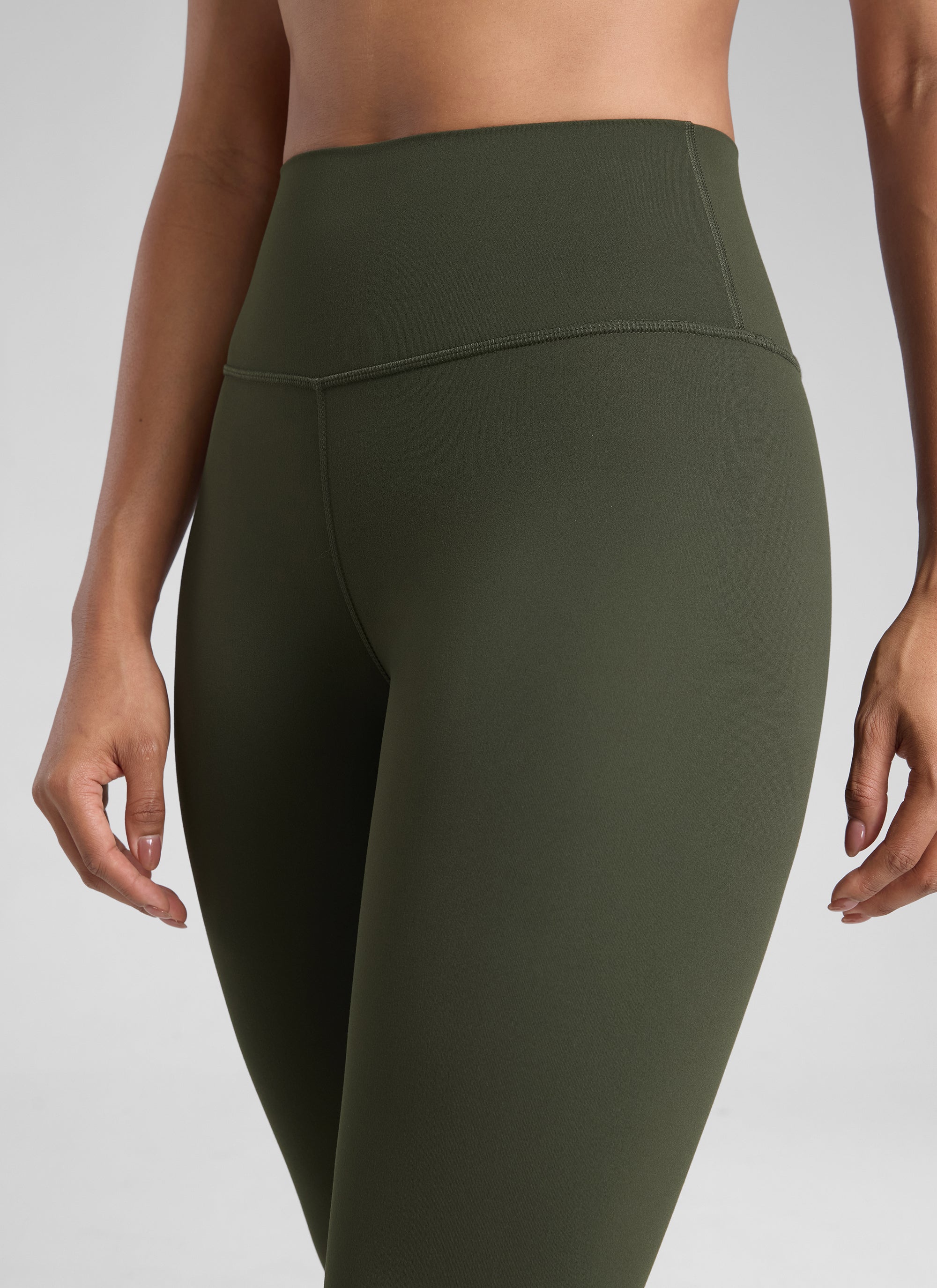 CRZ YOGA Legging Olahraga Capri Pinggang Tinggi untuk Wanita 23