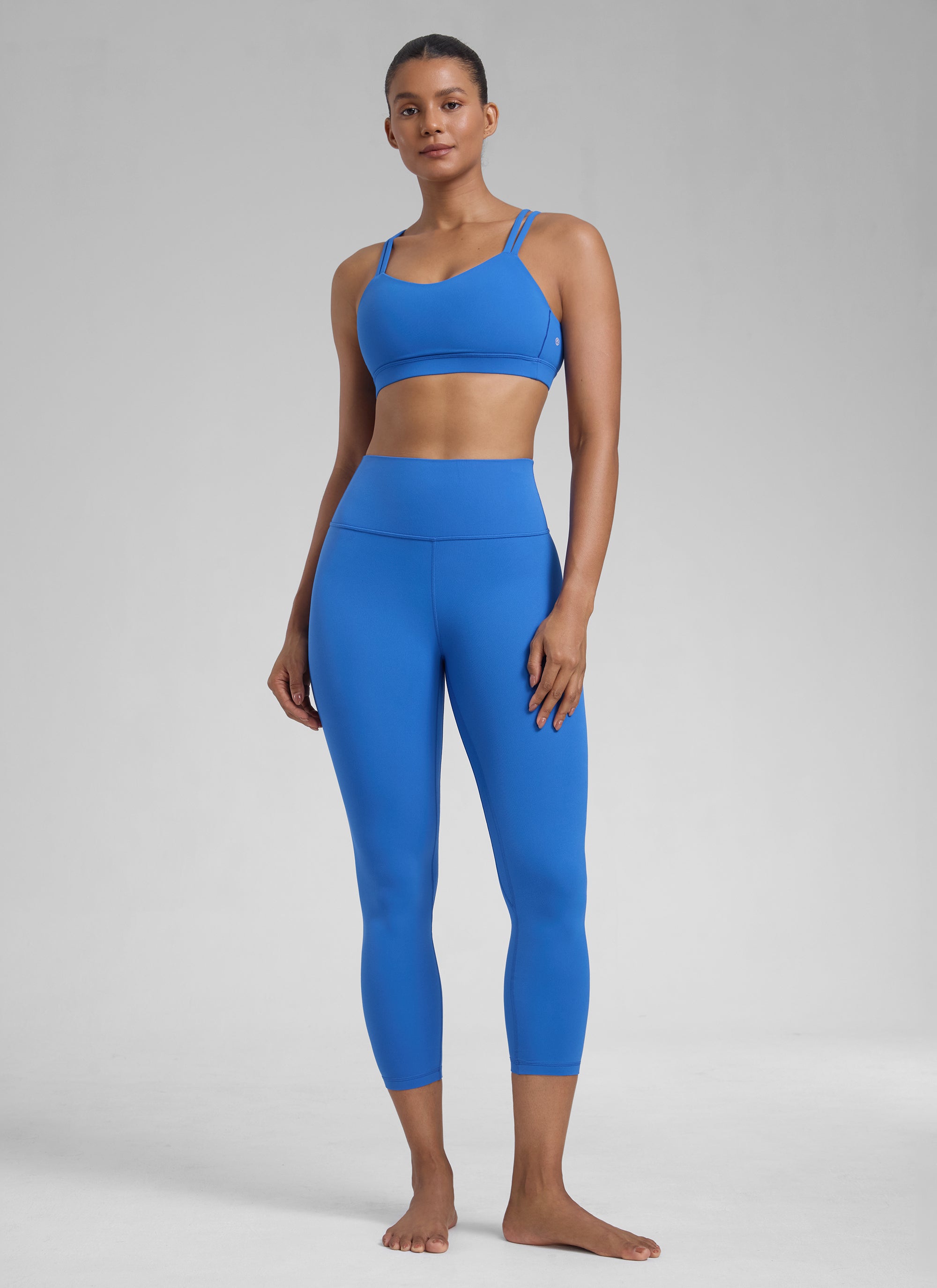 CRZ YOGA Legging Olahraga Capri Pinggang Tinggi untuk Wanita 23